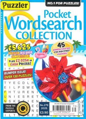 Puzzler Pocket Wordsearch Collection, issue NO 279