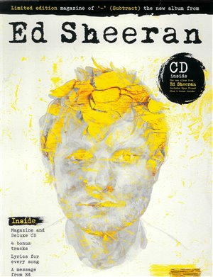 Ed Sheeran Subtract Limited Edition Magazine Issue NO 01