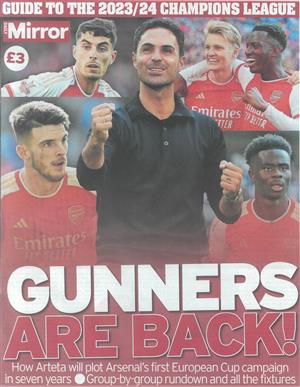 Arsenal In Europe Magazine Issue O/SHOT