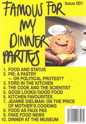 Famous For My Dinner Parties Magazine Issue NO 01