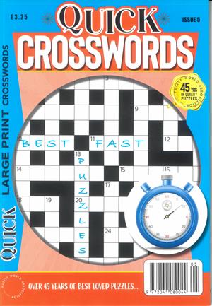 Quick Crosswords, issue NO 5