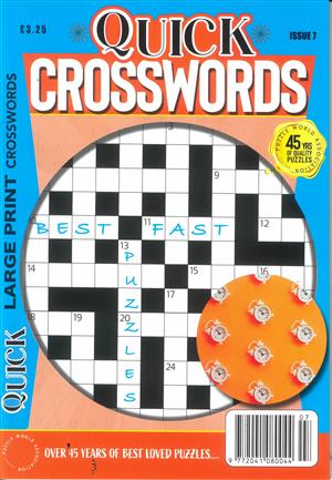 Quick Crosswords, issue NO 7