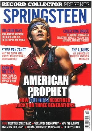 Record Collector Presents Bruce Springsteen Magazine Issue NO 1