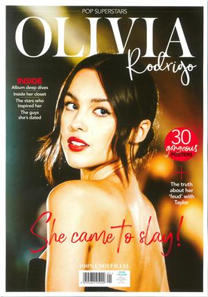 Pop Superstars Olivia Rodrigo  Magazine Issue OLIVIA RODRIGO