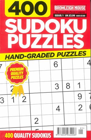 400 Sudoku Puzzles, issue NO 1