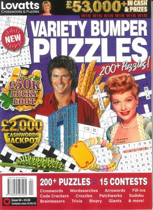 Lovatts Variety Bumper Puzzles , issue NO 4