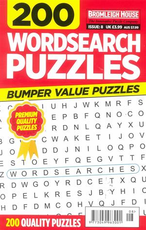 200 Wordsearches Puzzles, issue NO 8
