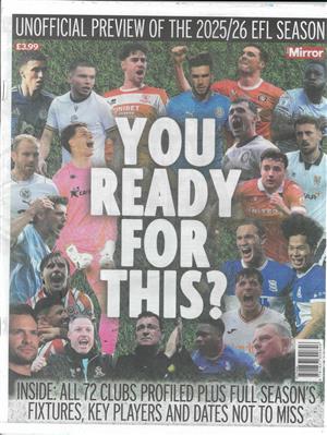 EFL Preview Season 2025/26, issue 01