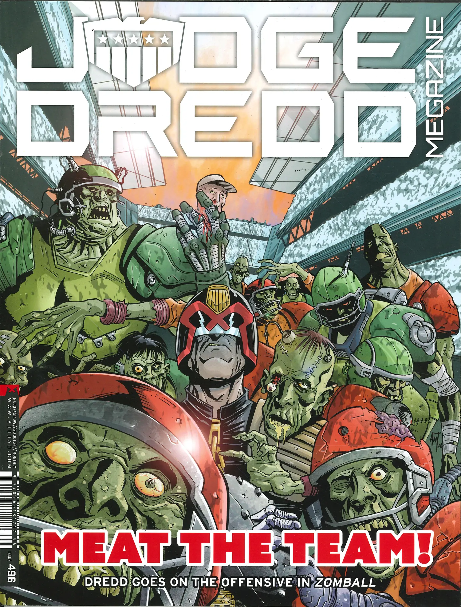 Judge Dredd Megazine - NO 496