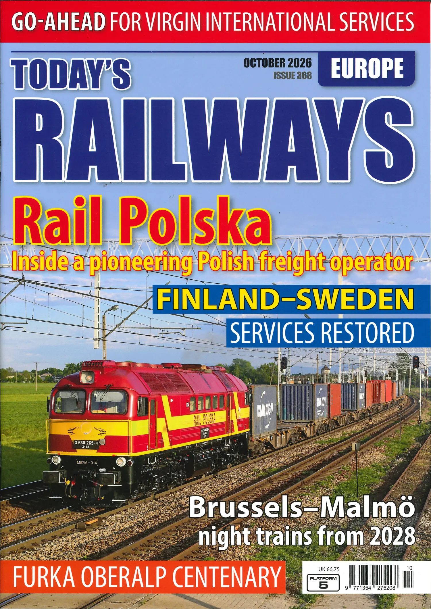 Today's Railways Europe - OCT 26