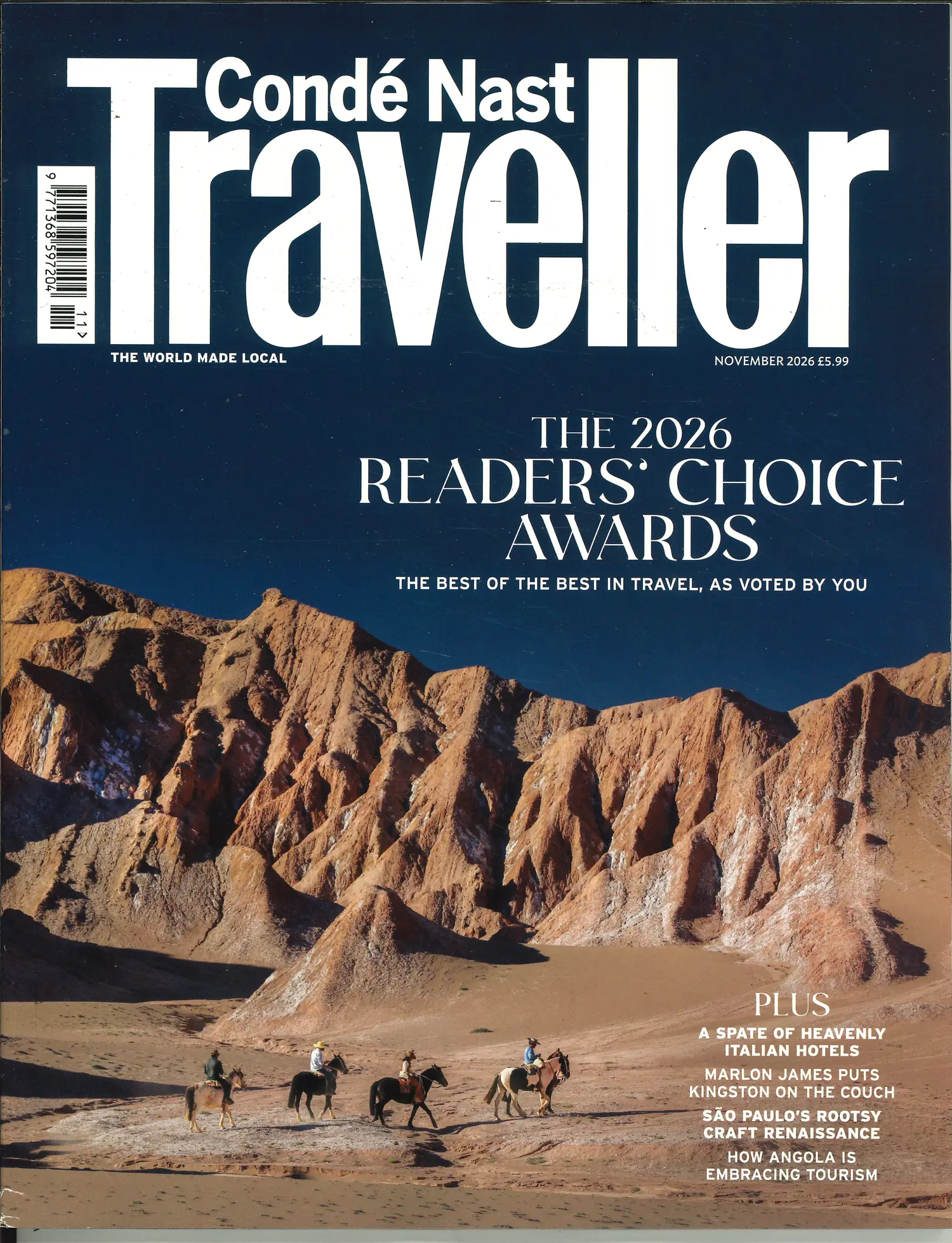 Conde Nast Traveller - NOV 26