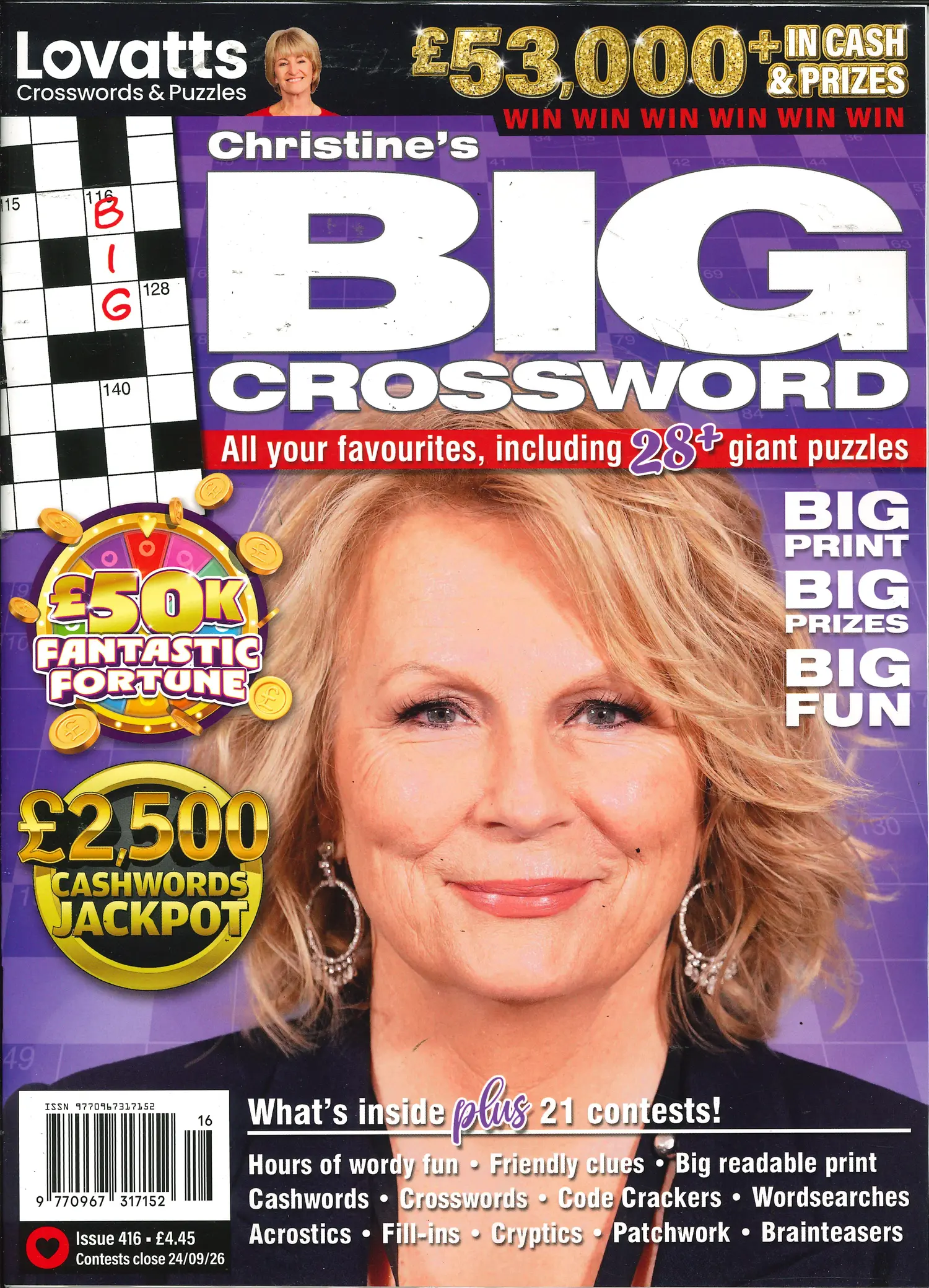 Lovatts Big Crossword - NO 416