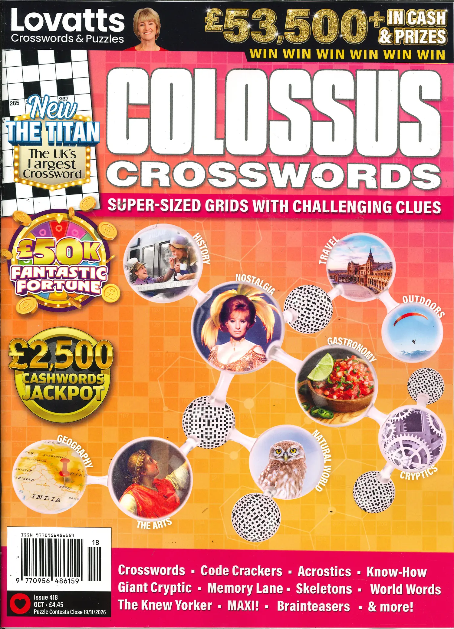 Lovatts Colossus Crosswords - NO 418