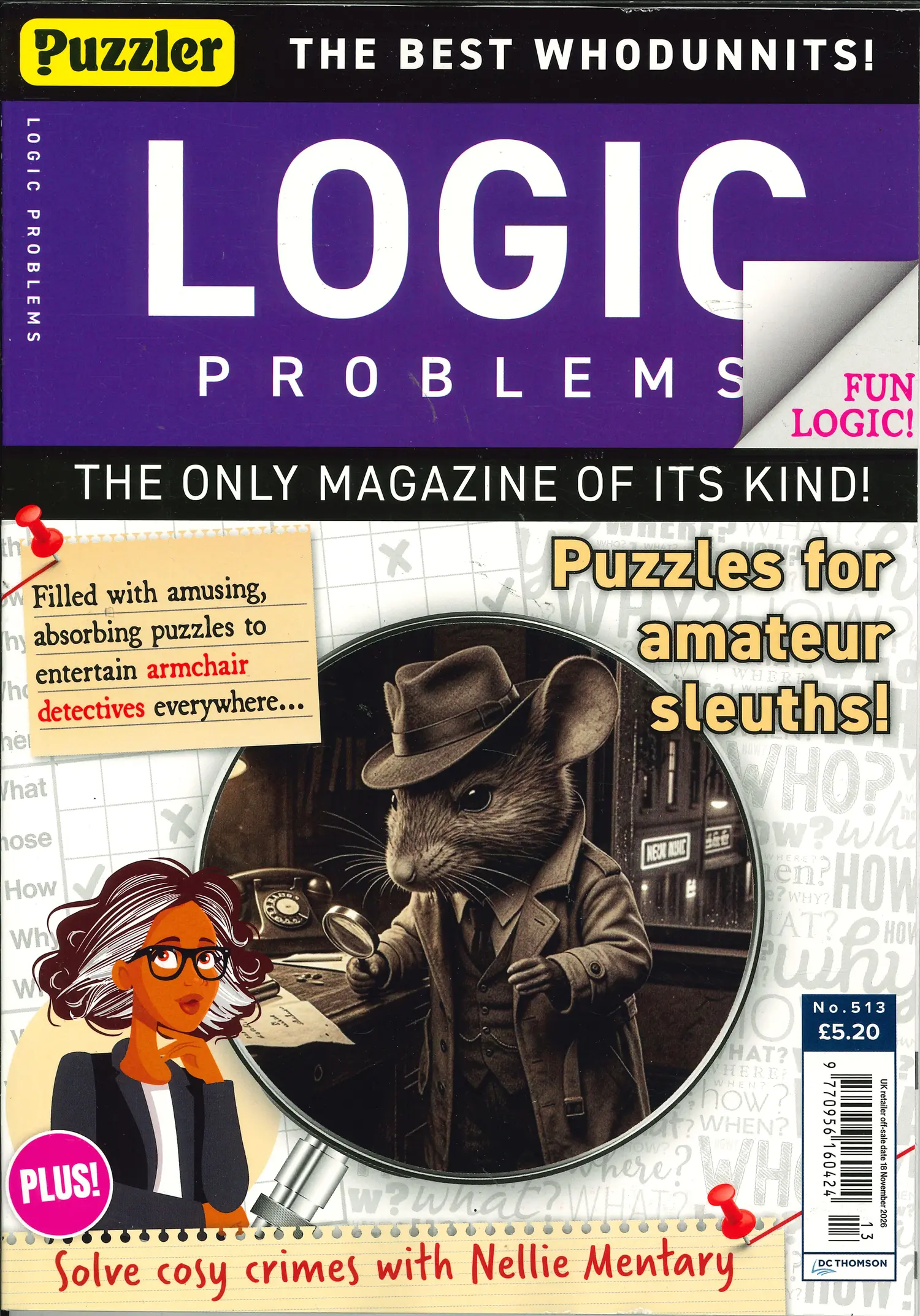 Puzzler Logic Problems - NO 513