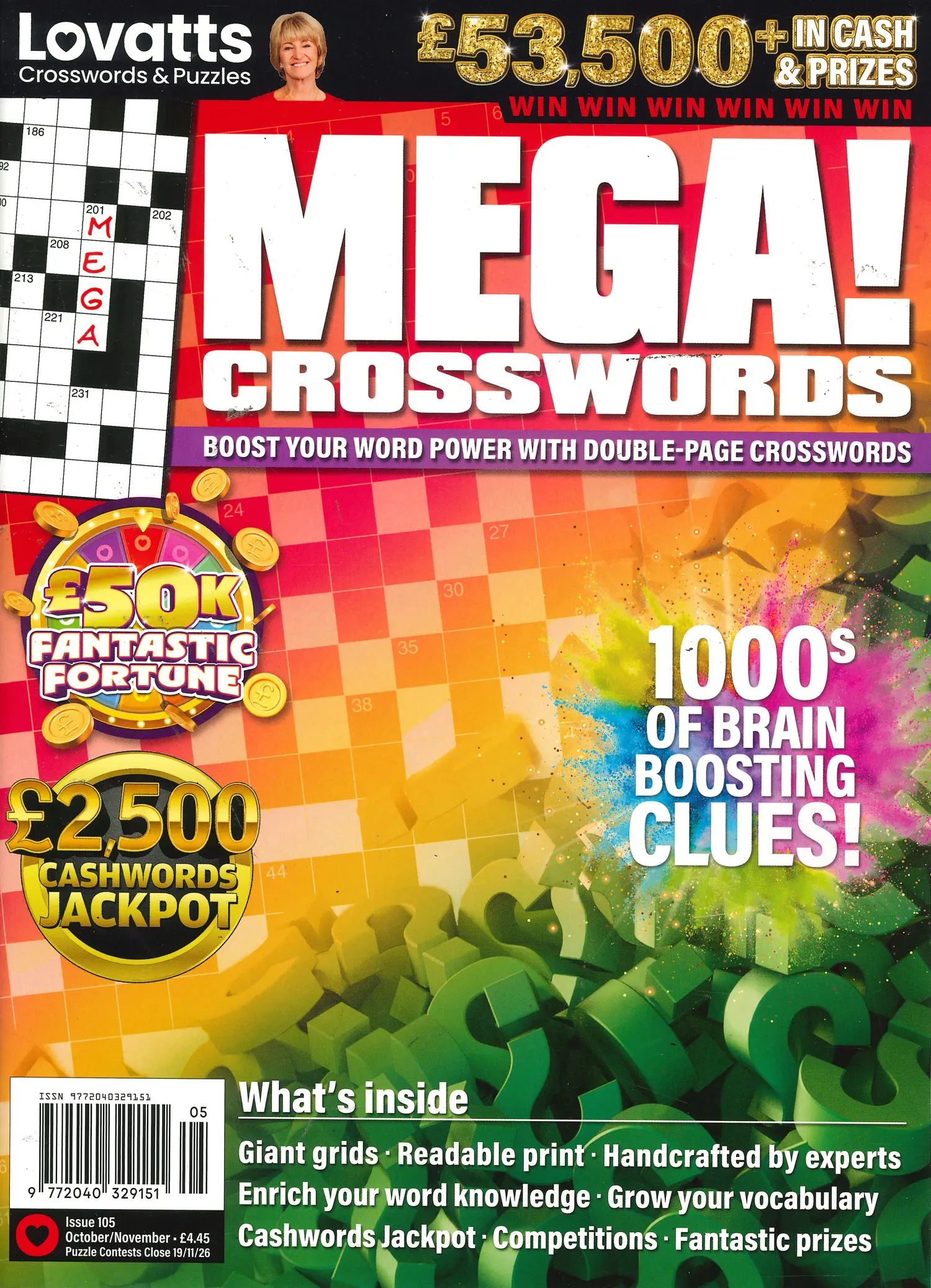 Lovatts Mega Crosswords - NO 105
