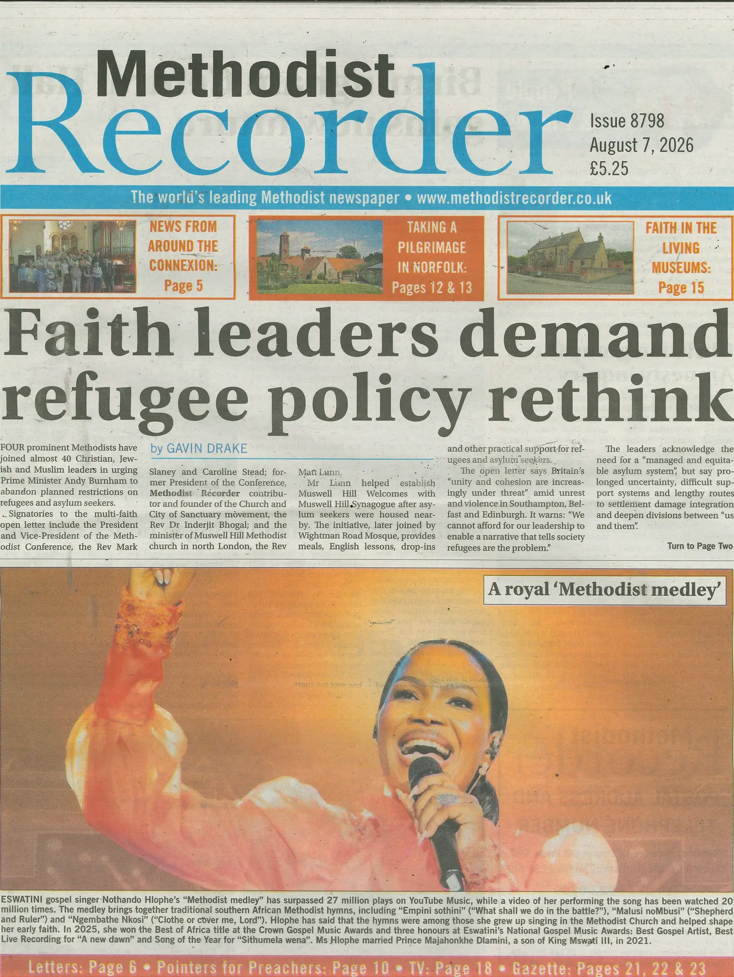 Methodist Recorder - 07/08/2026