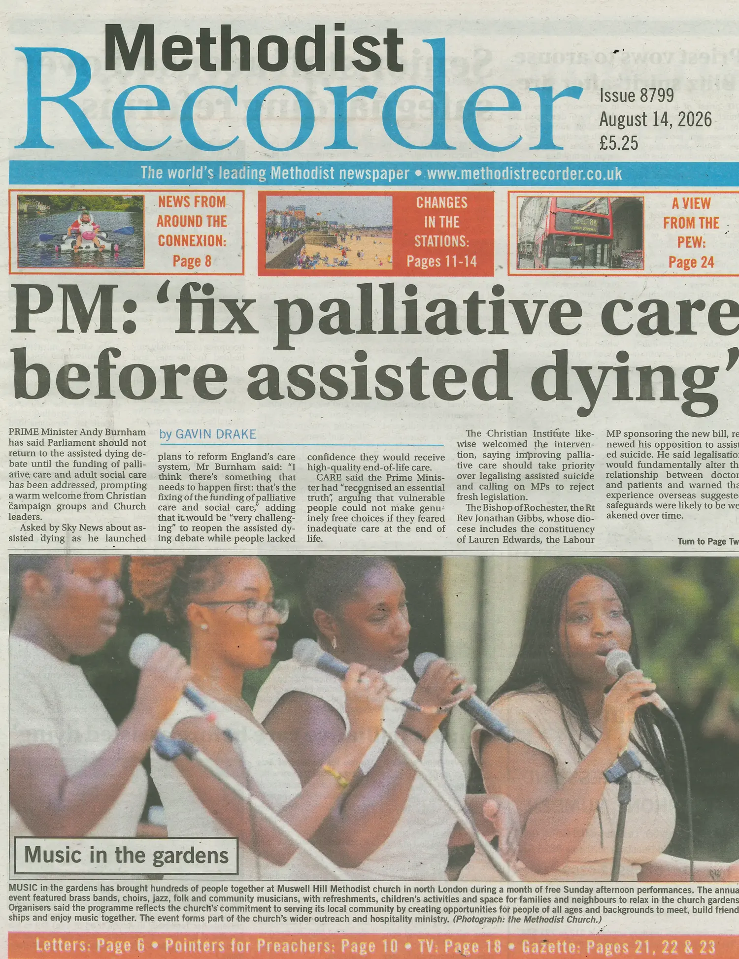 Methodist Recorder - 14/08/2026