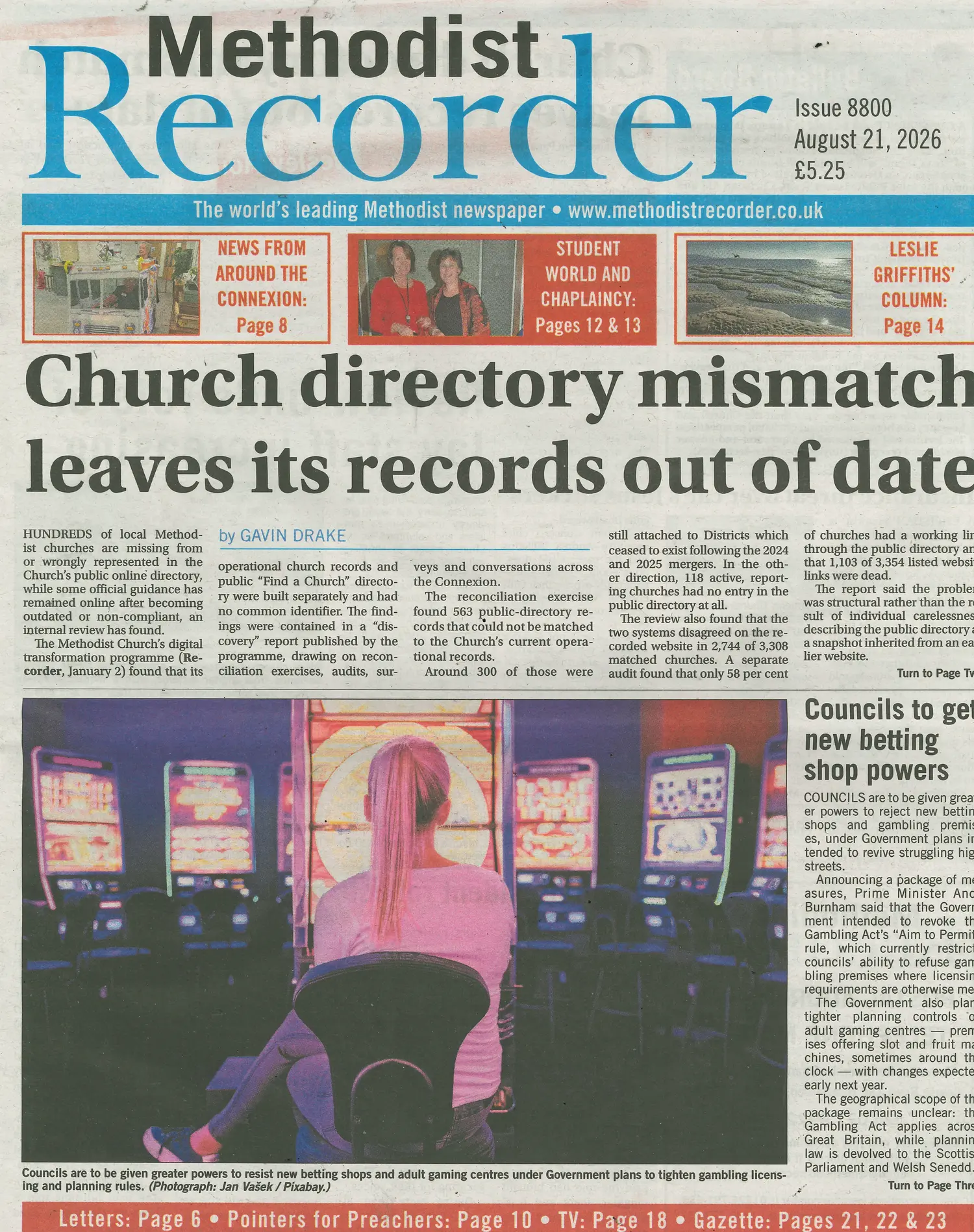Methodist Recorder - 21/08/2026