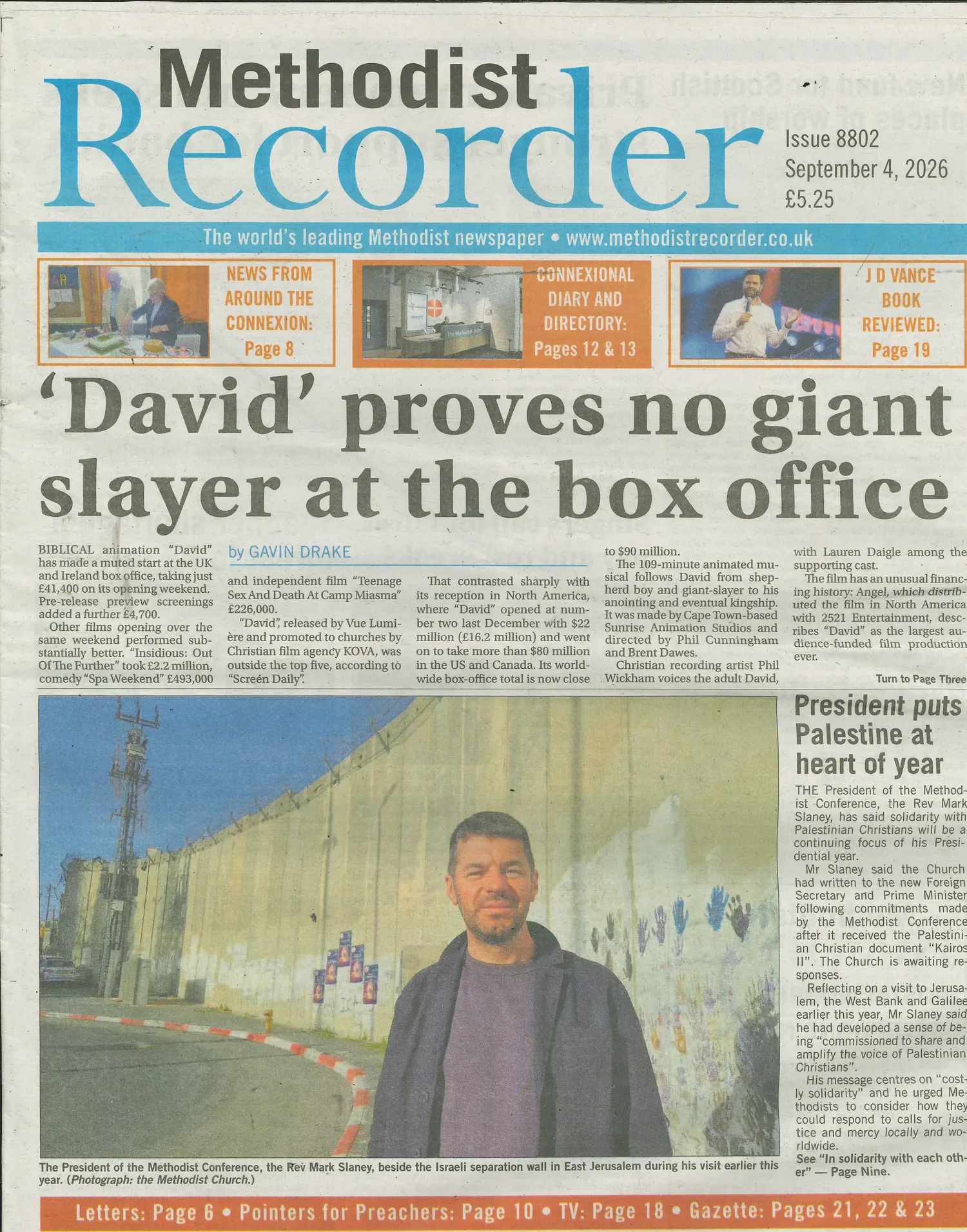 Methodist Recorder - 04/09/2026