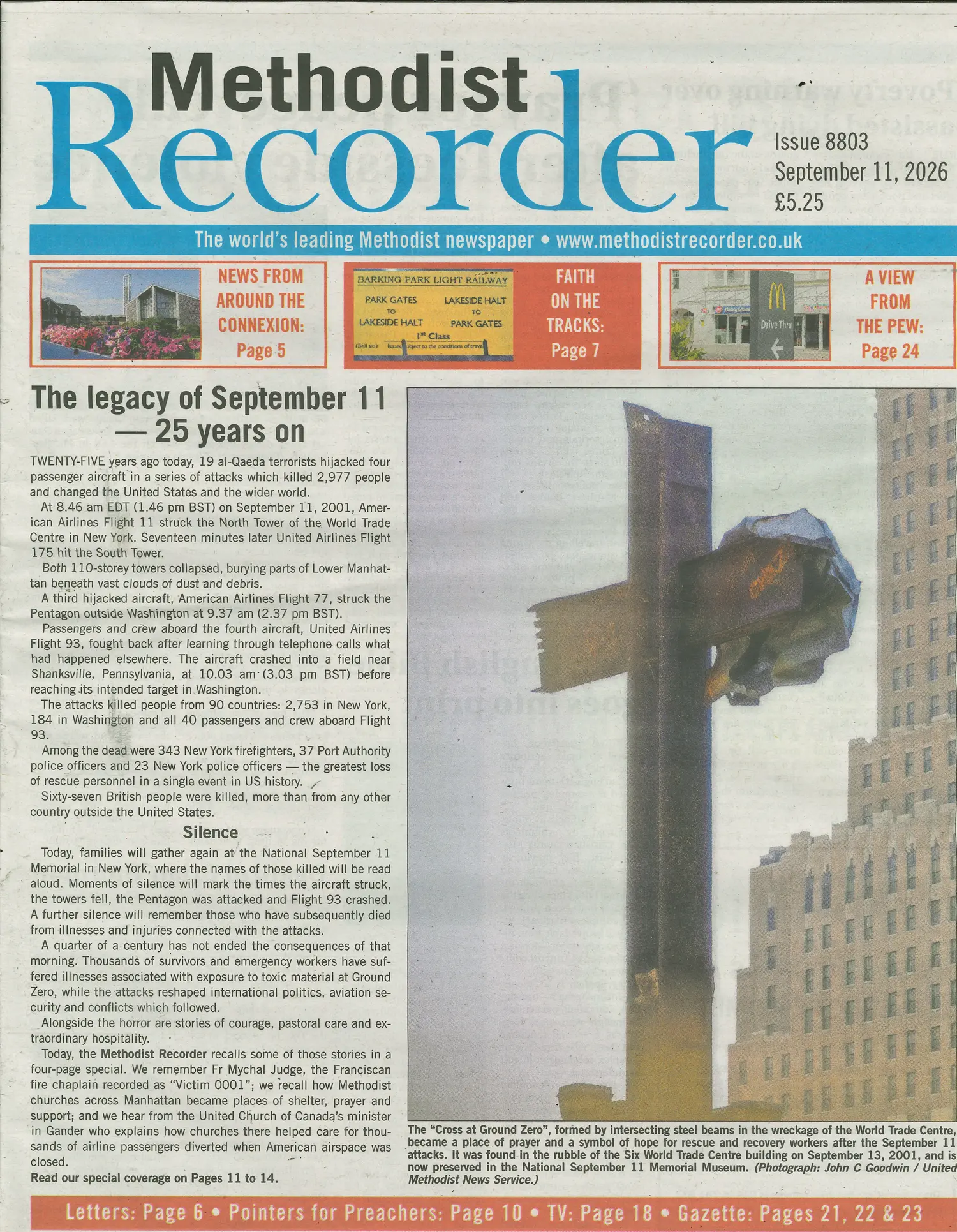 Methodist Recorder - 11/09/2026