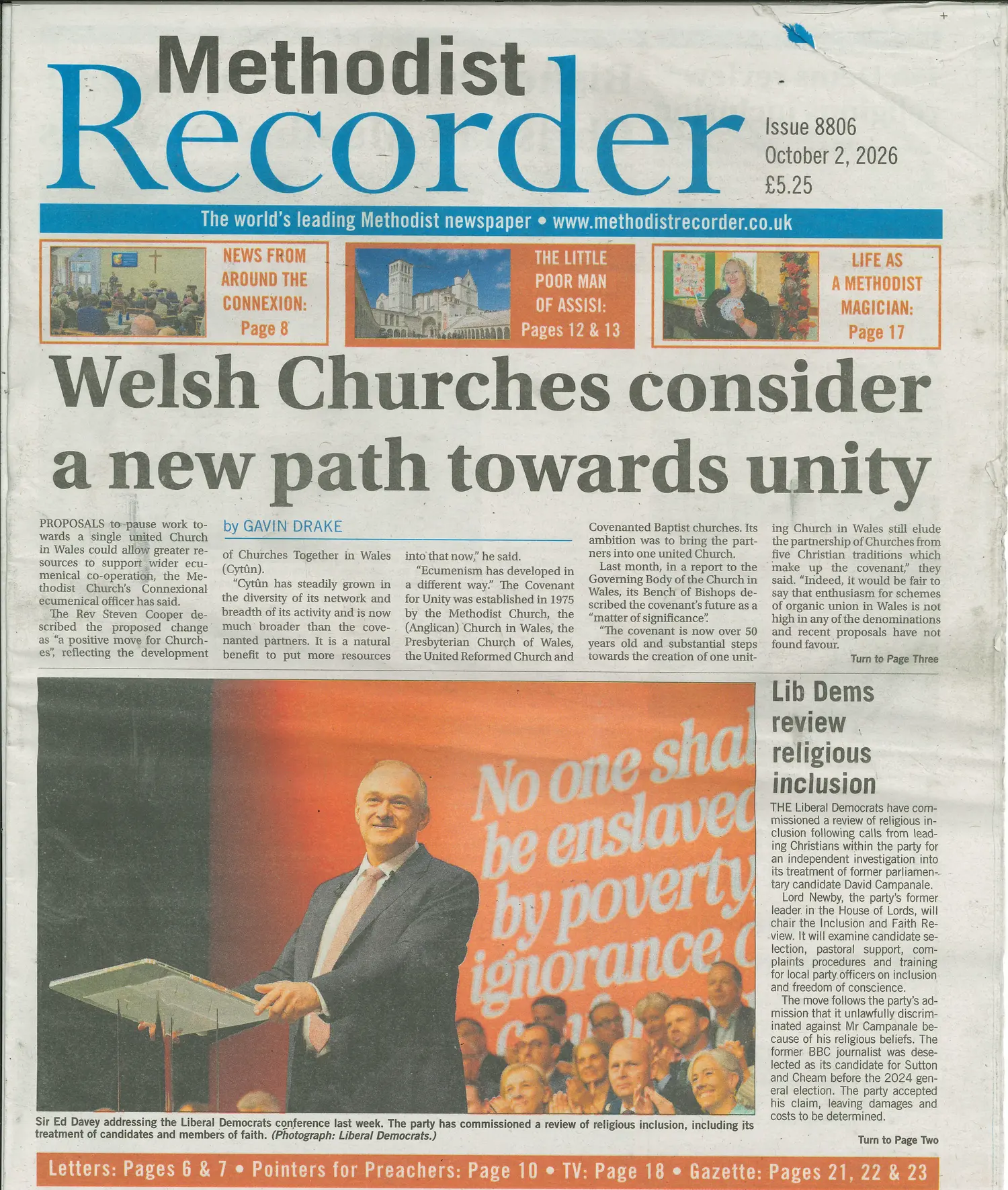 Methodist Recorder - 02/10/2026
