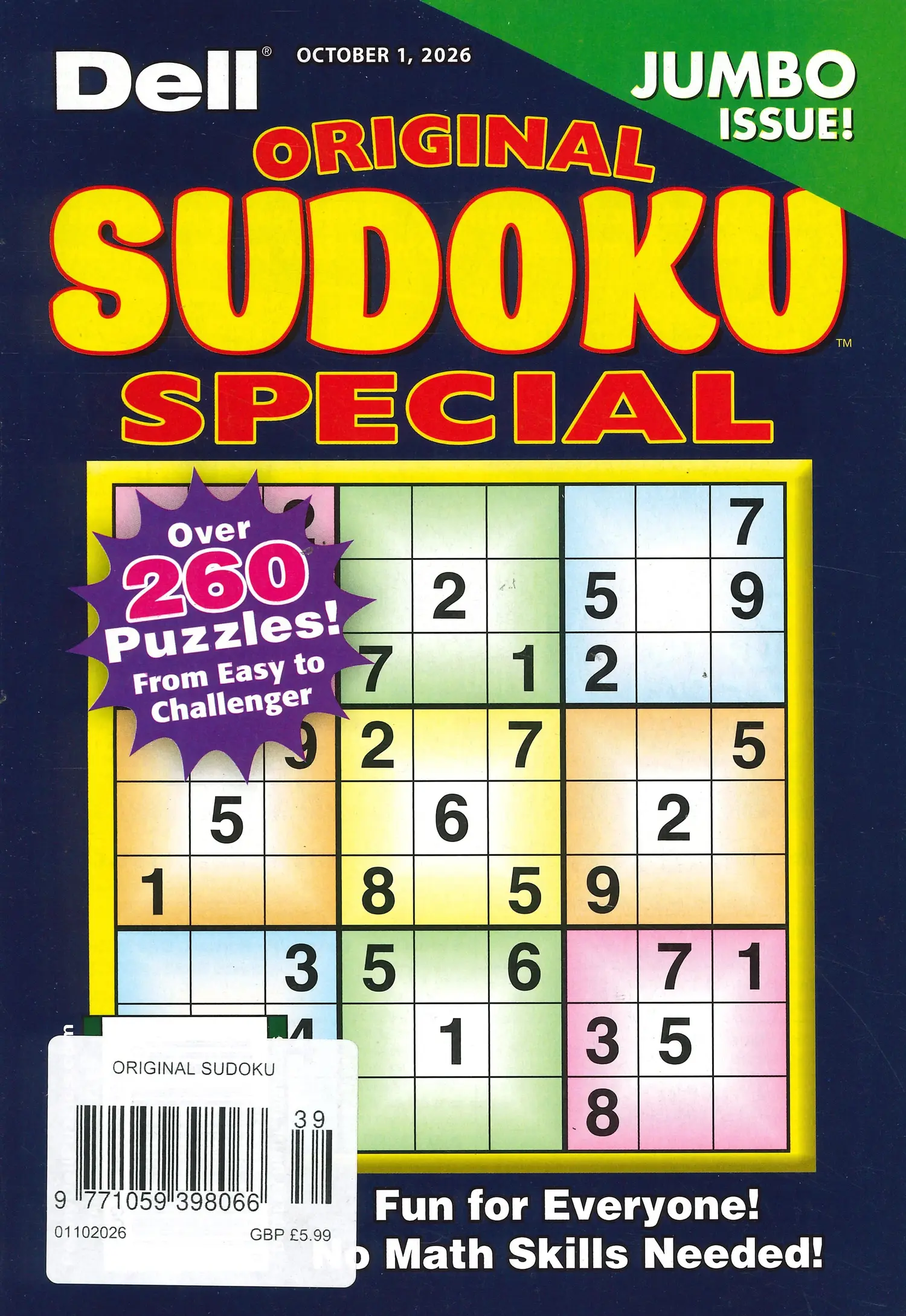 Original Sudoku - 01/10/2026