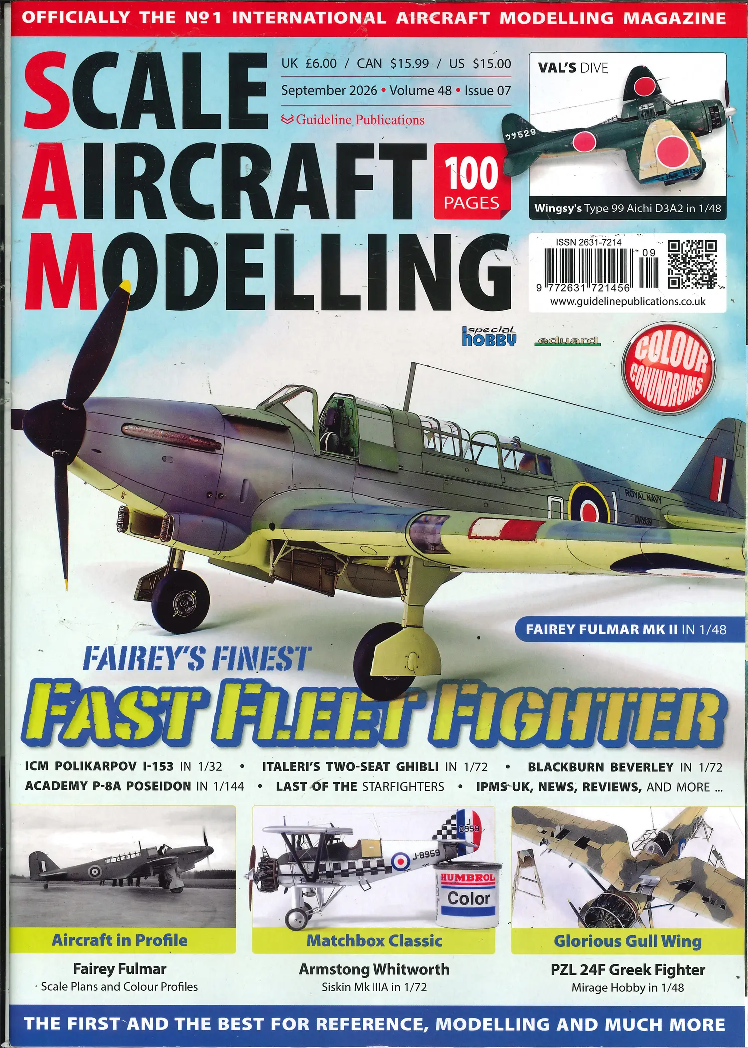 Scale Aircraft Modelling - SEP 26