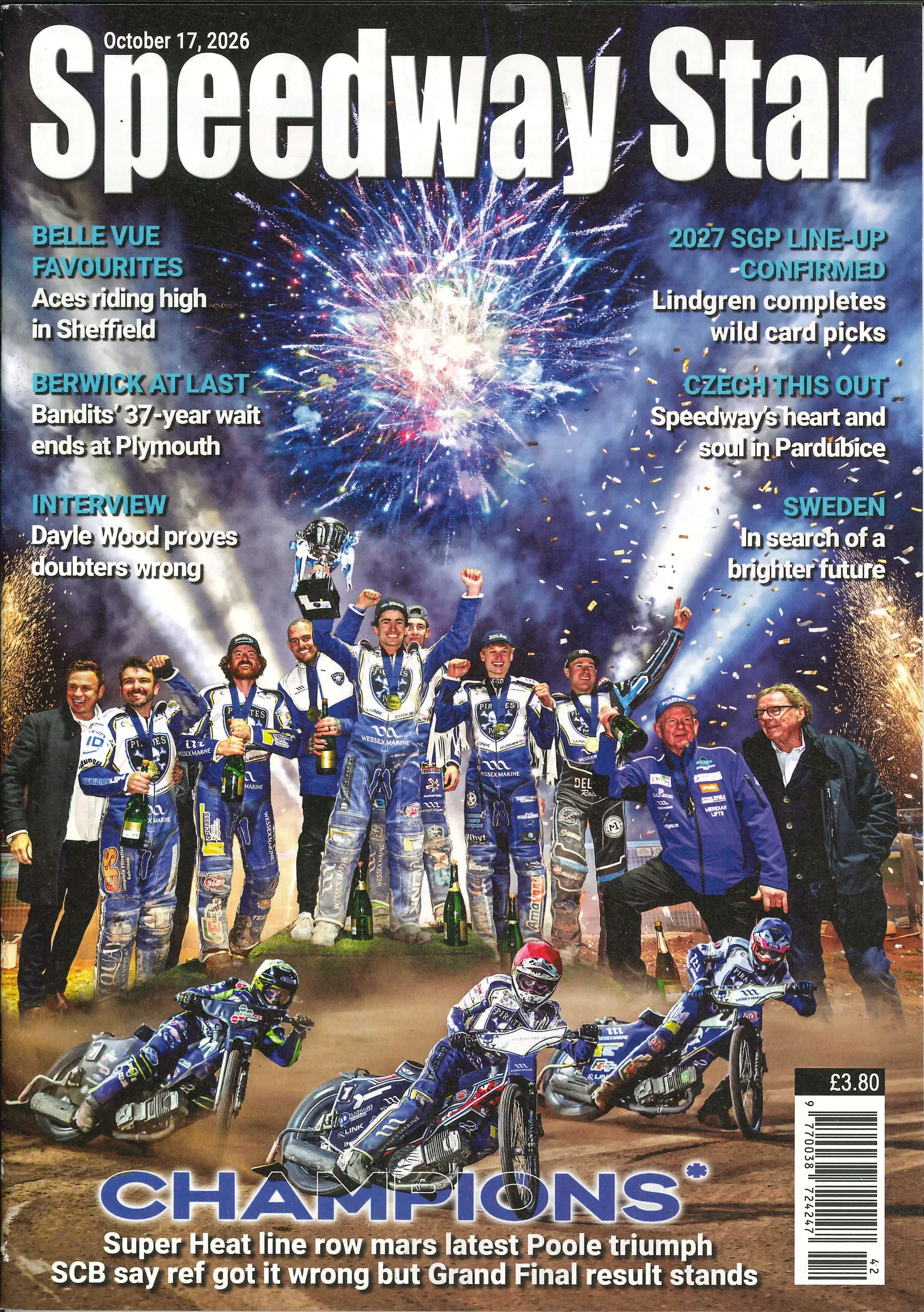 Speedway Star - 17/10/2026