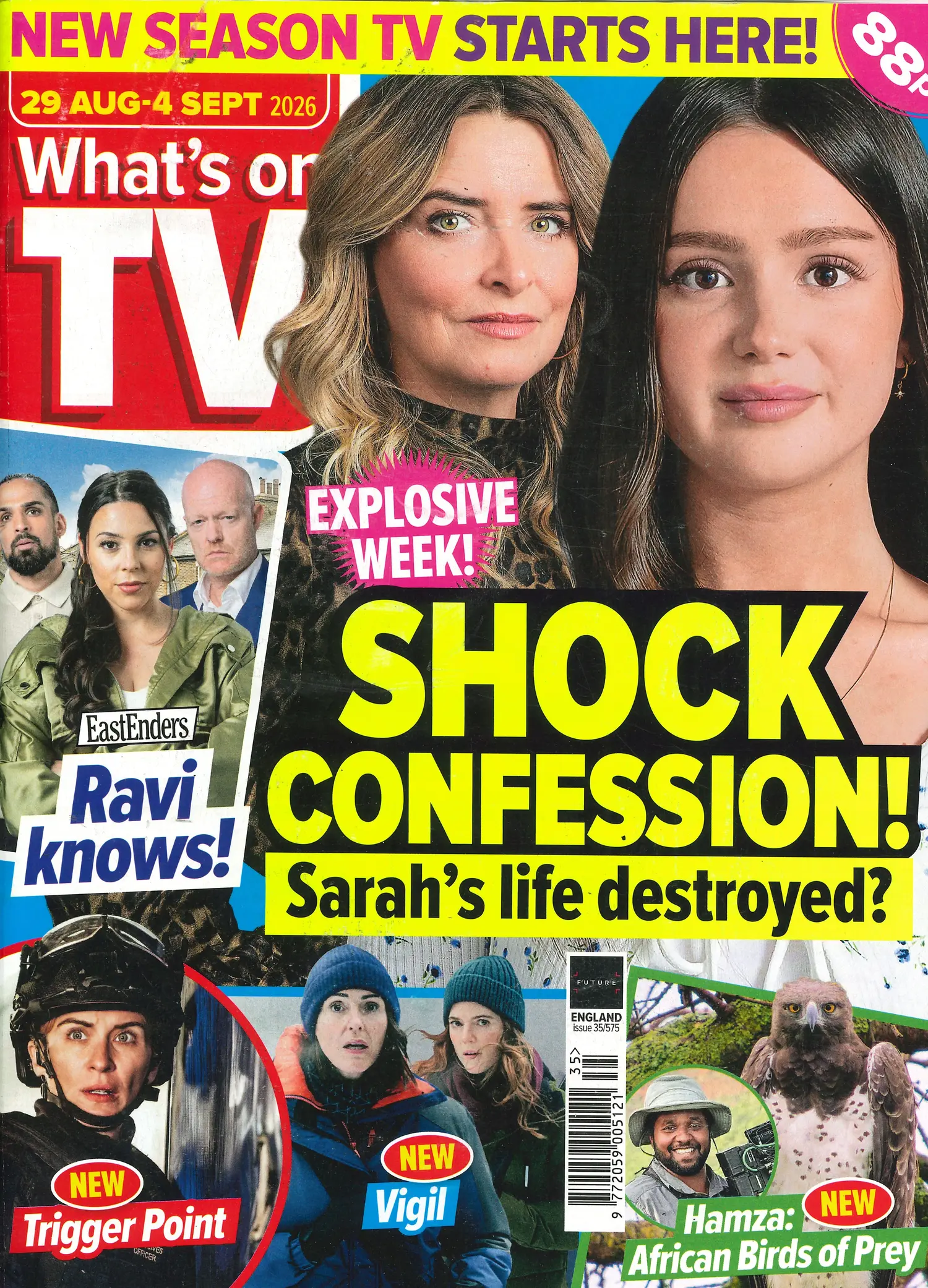 Whats on TV - 29/08/2026