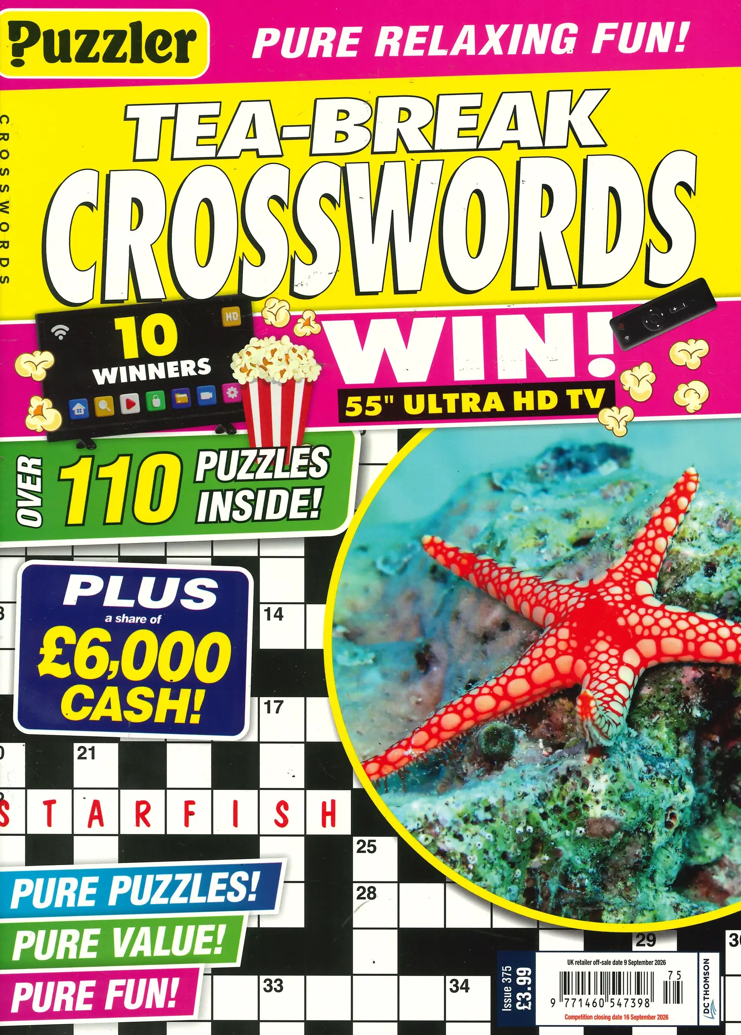 Puzzler Tea Break Crosswords - NO 375