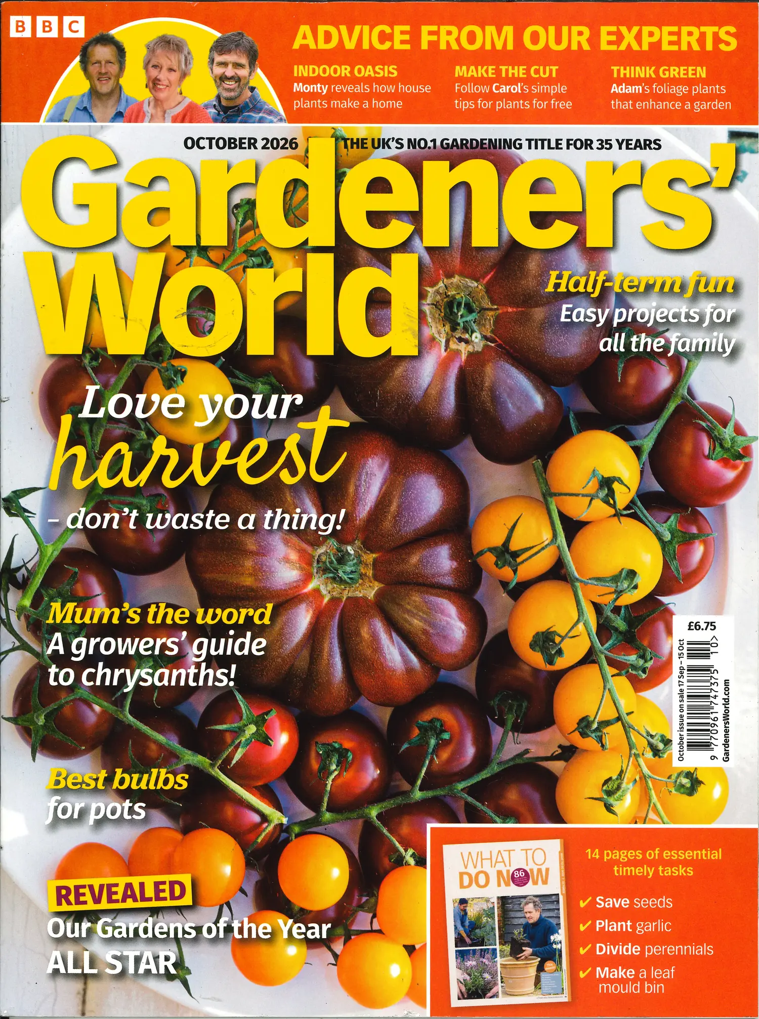 BBC Gardeners World - OCT 26