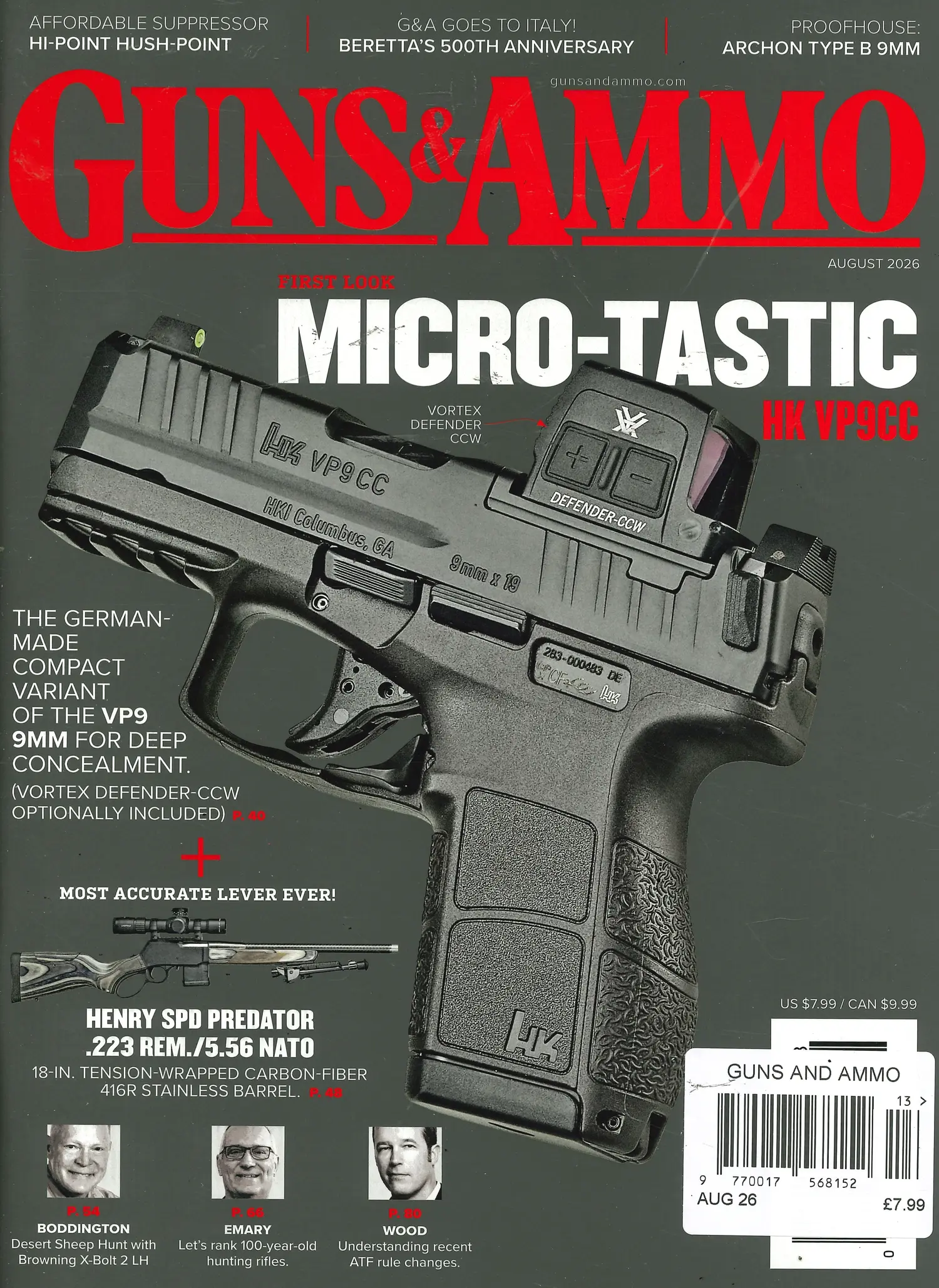Guns and Ammo - AUG 26