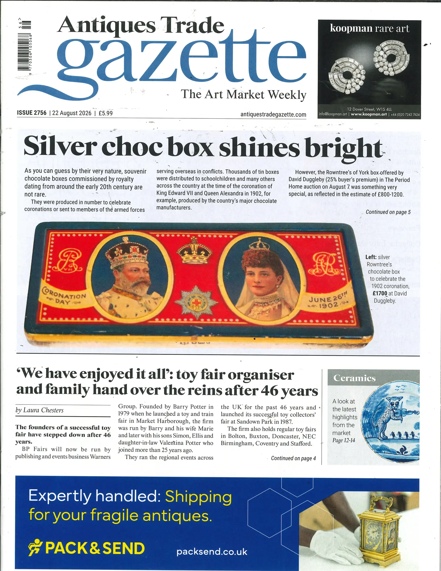 Antique Trade Gazette - 22/08/2026