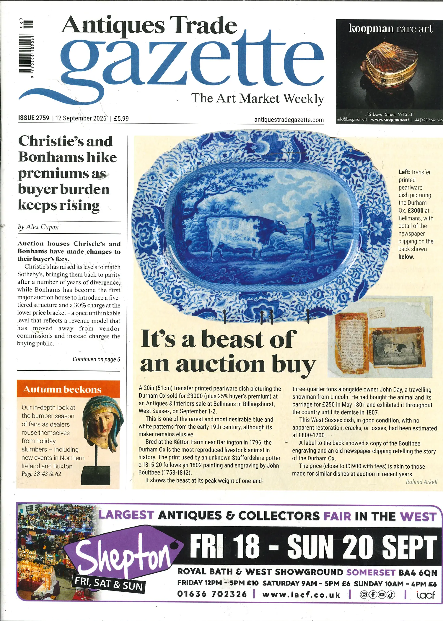 Antique Trade Gazette - 12/09/2026