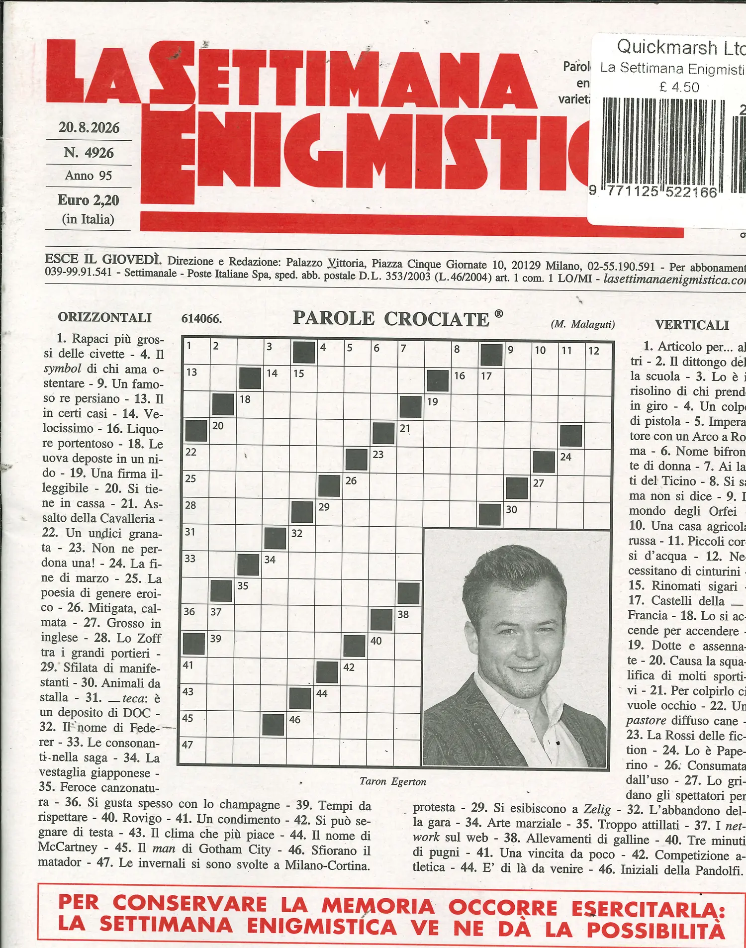 La Settimana Enigmistica - NO 4926