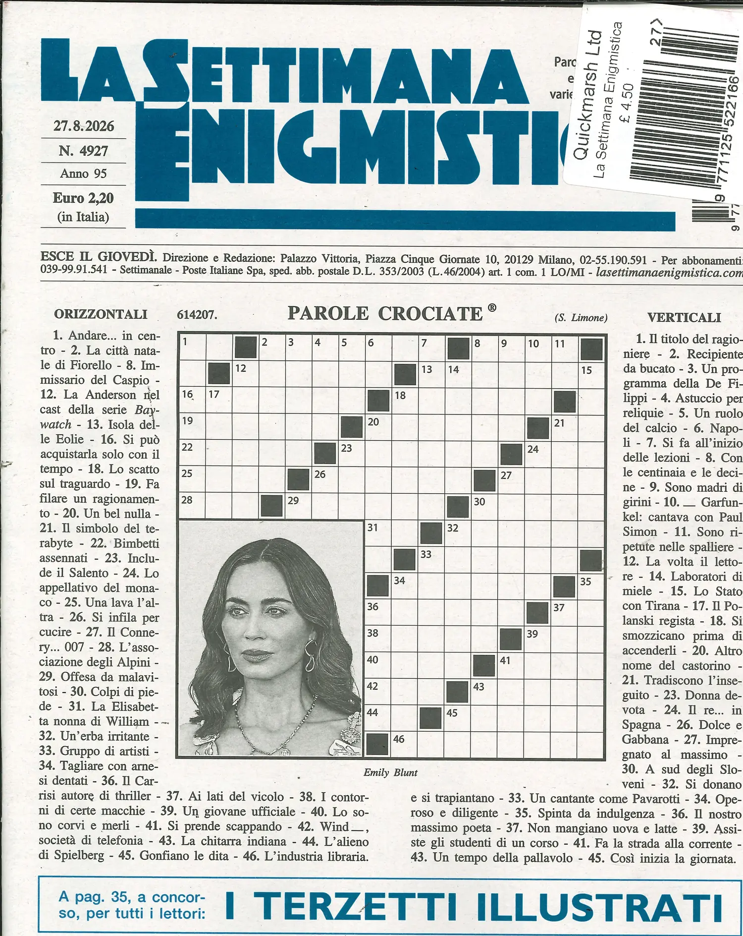 La Settimana Enigmistica - NO 4927