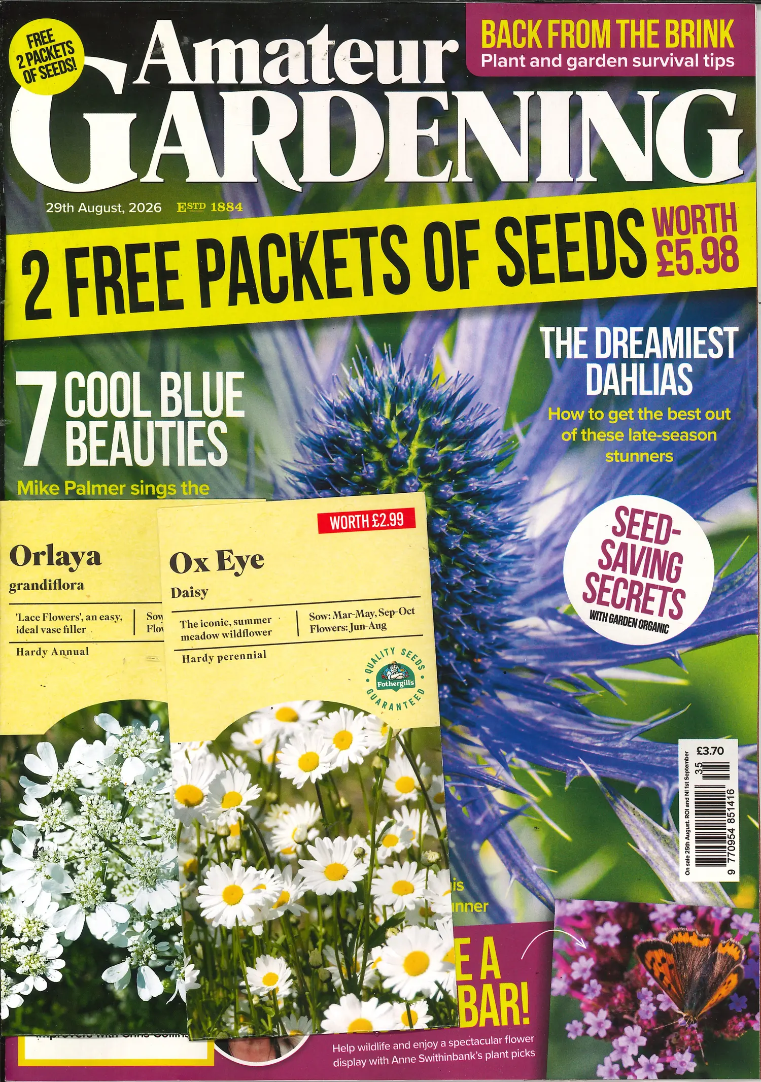 Amateur Gardening - 29/08/2026