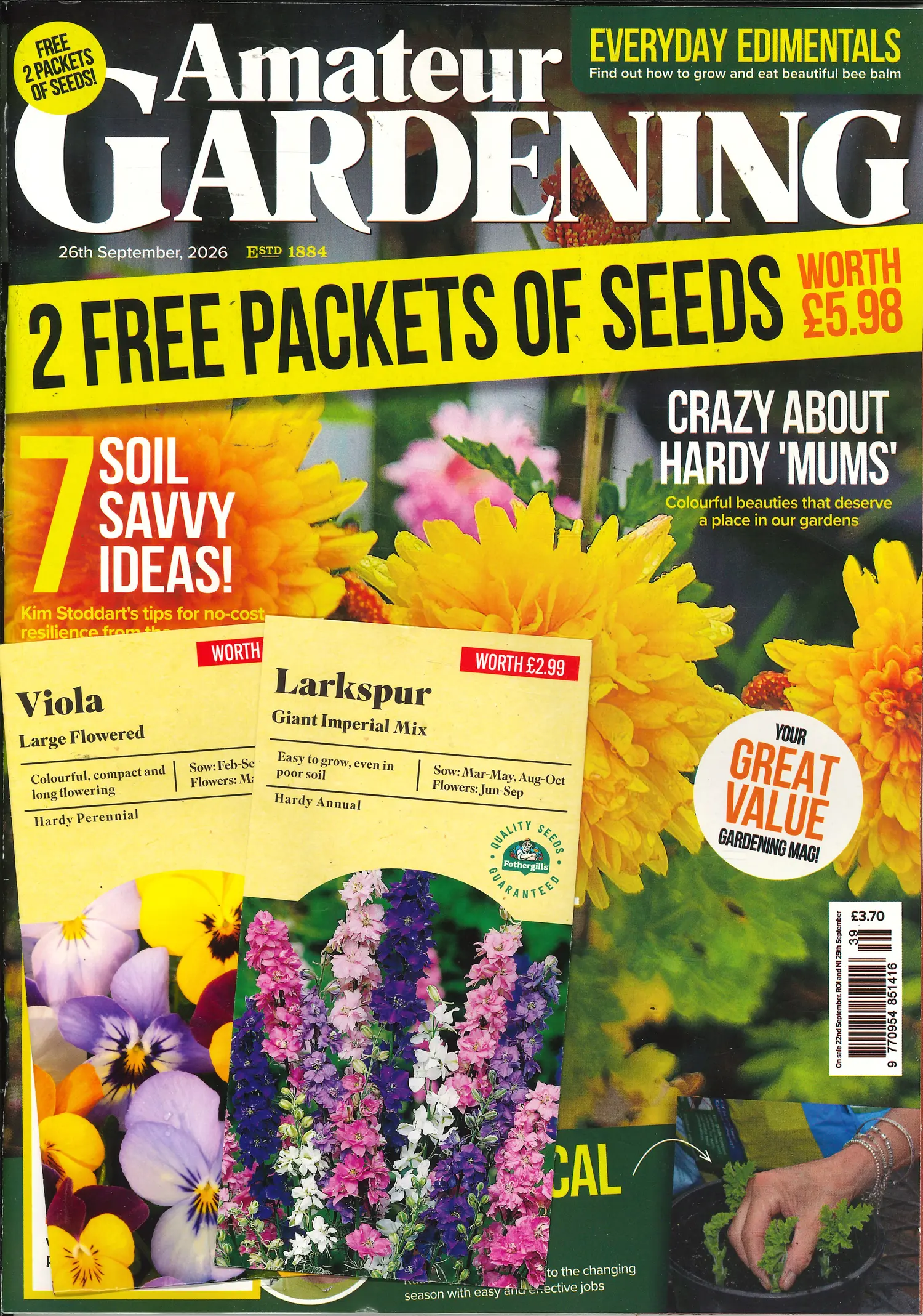 Amateur Gardening - 26/09/2026