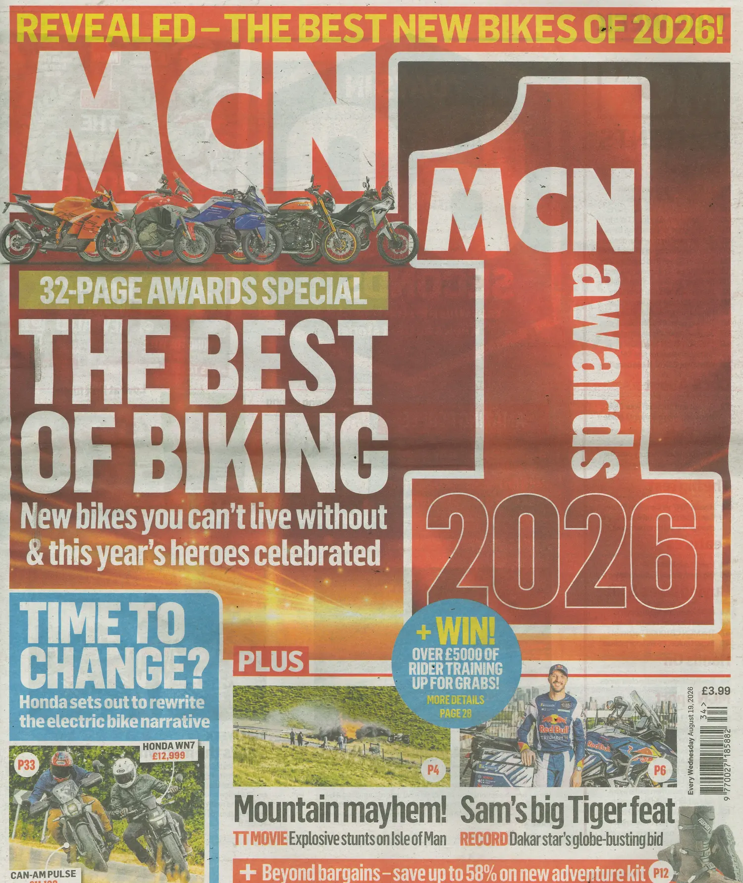 Motorcycle News - 19/08/2026