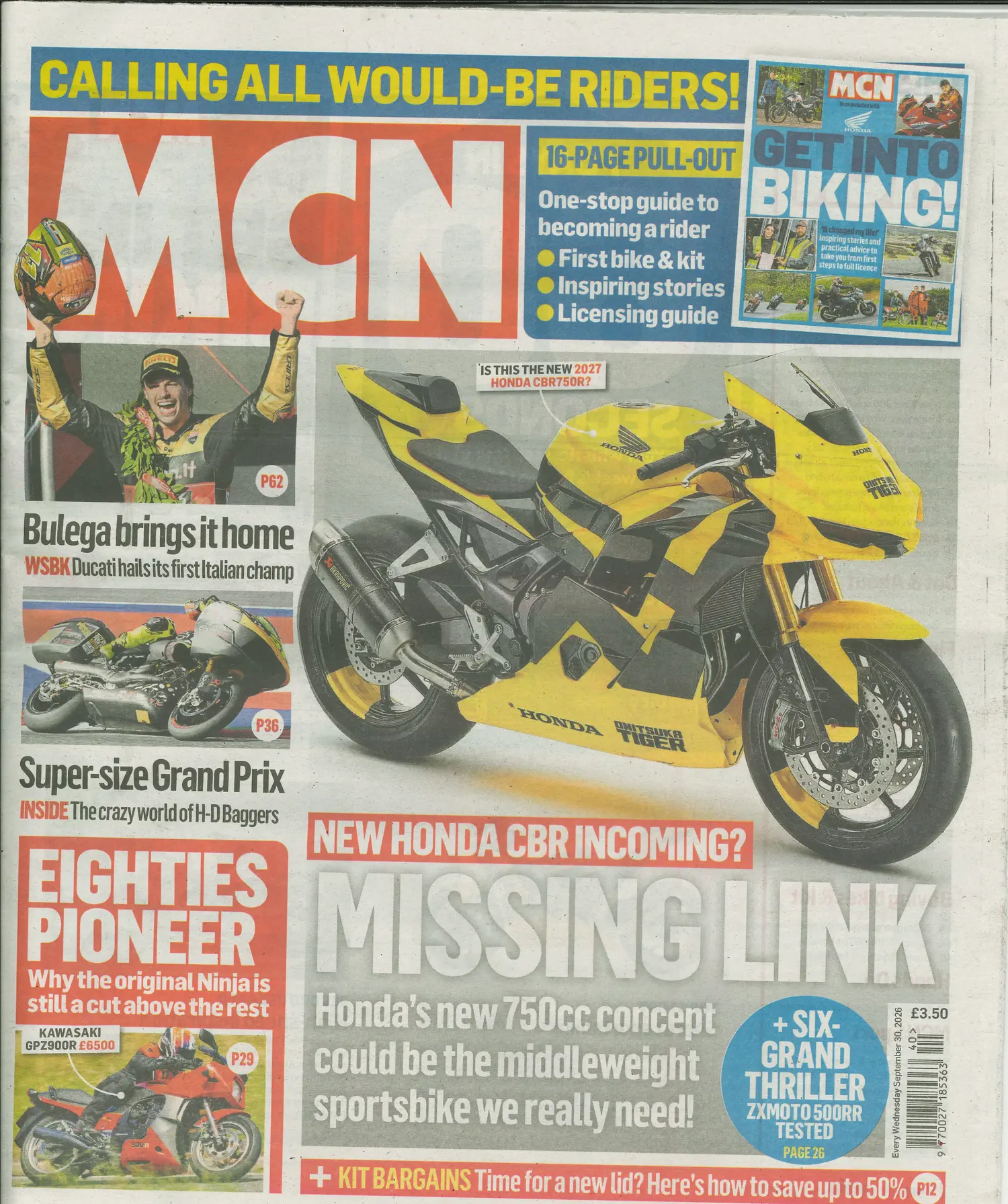 Motorcycle News - 30/09/2026