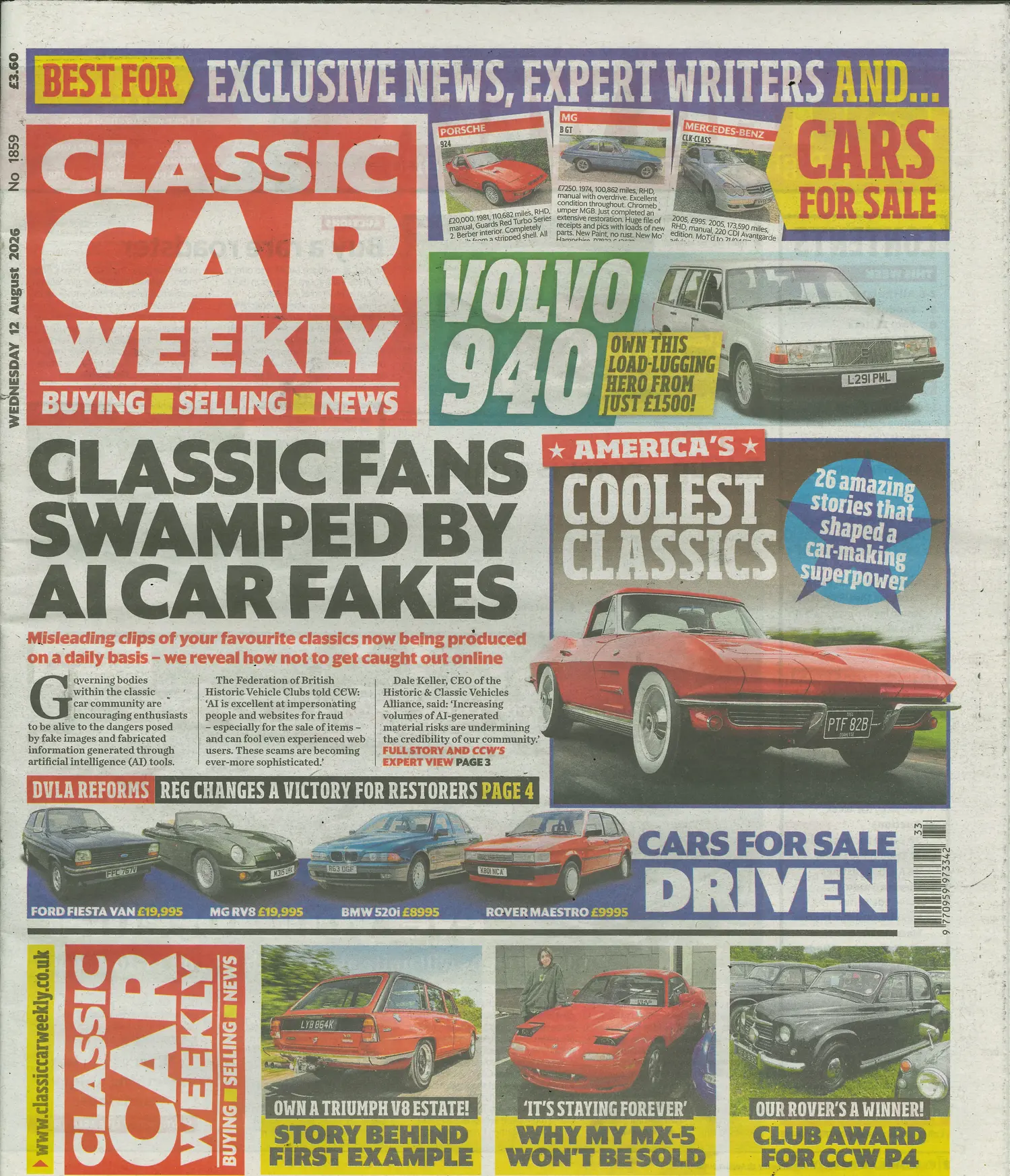 Classic Car Weekly - 12/08/2026