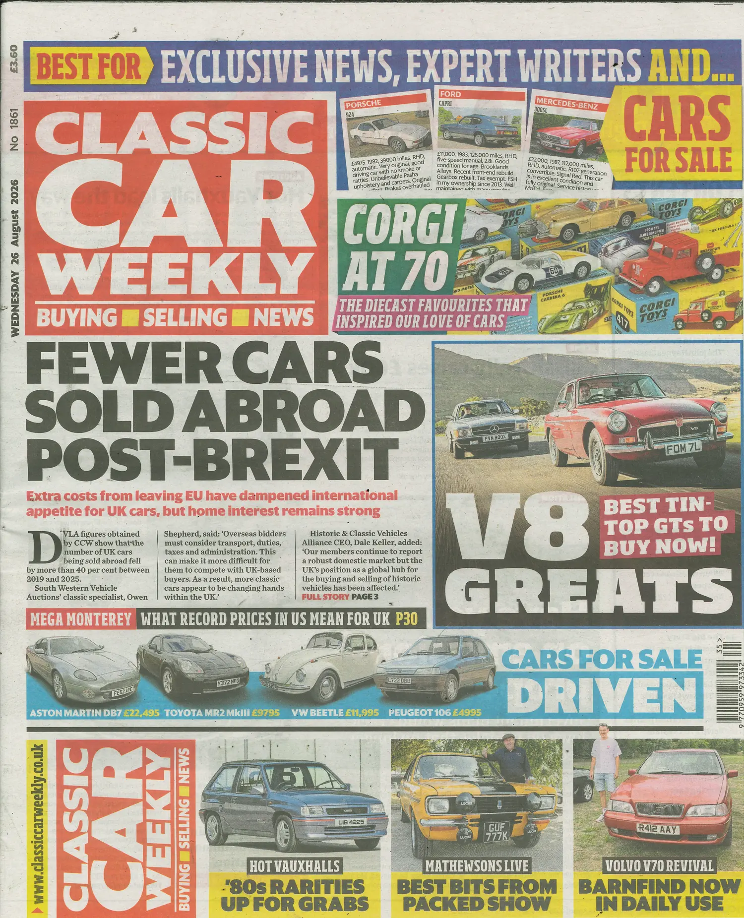 Classic Car Weekly - 26/08/2026