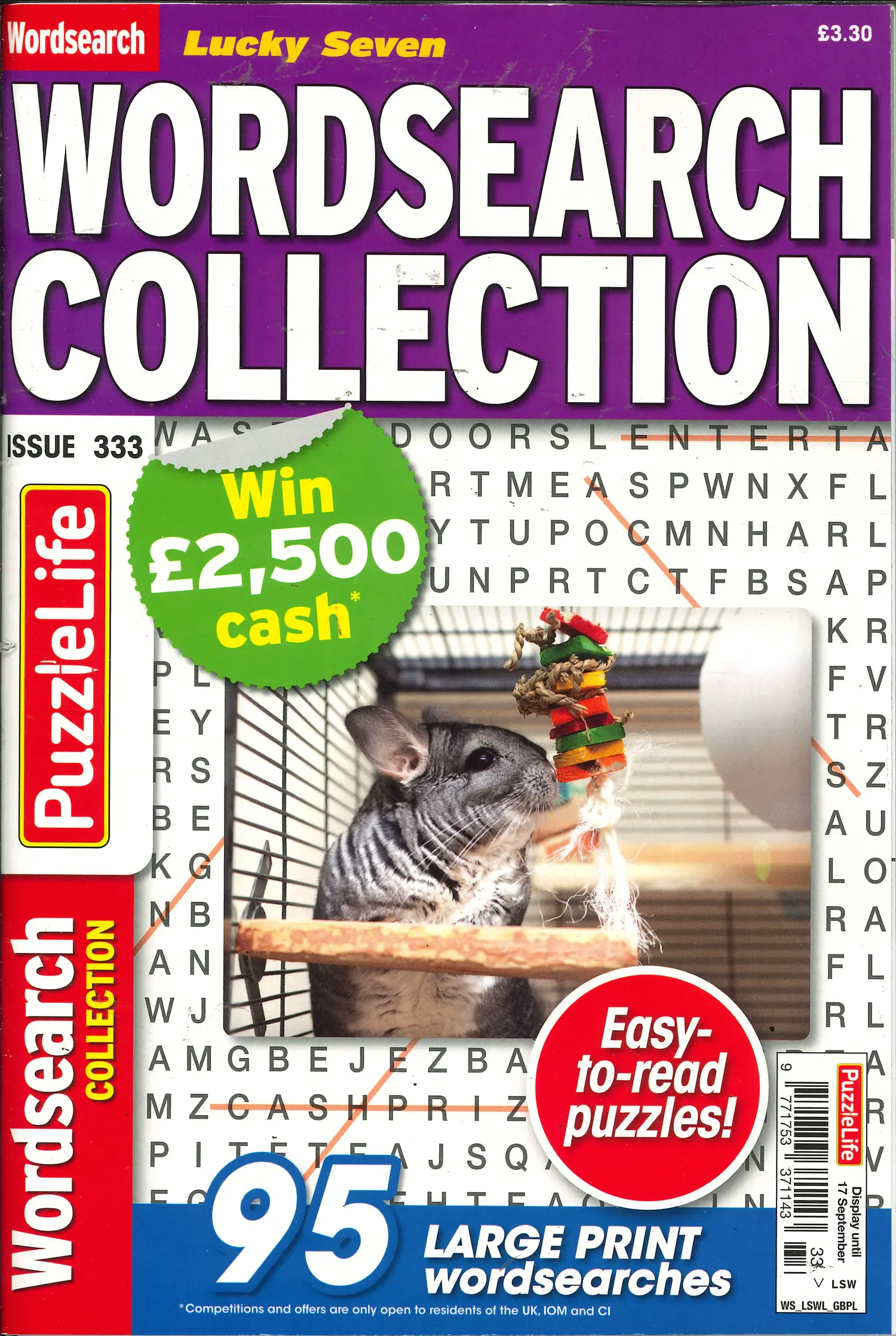Lucky Seven Wordsearch - NO 333