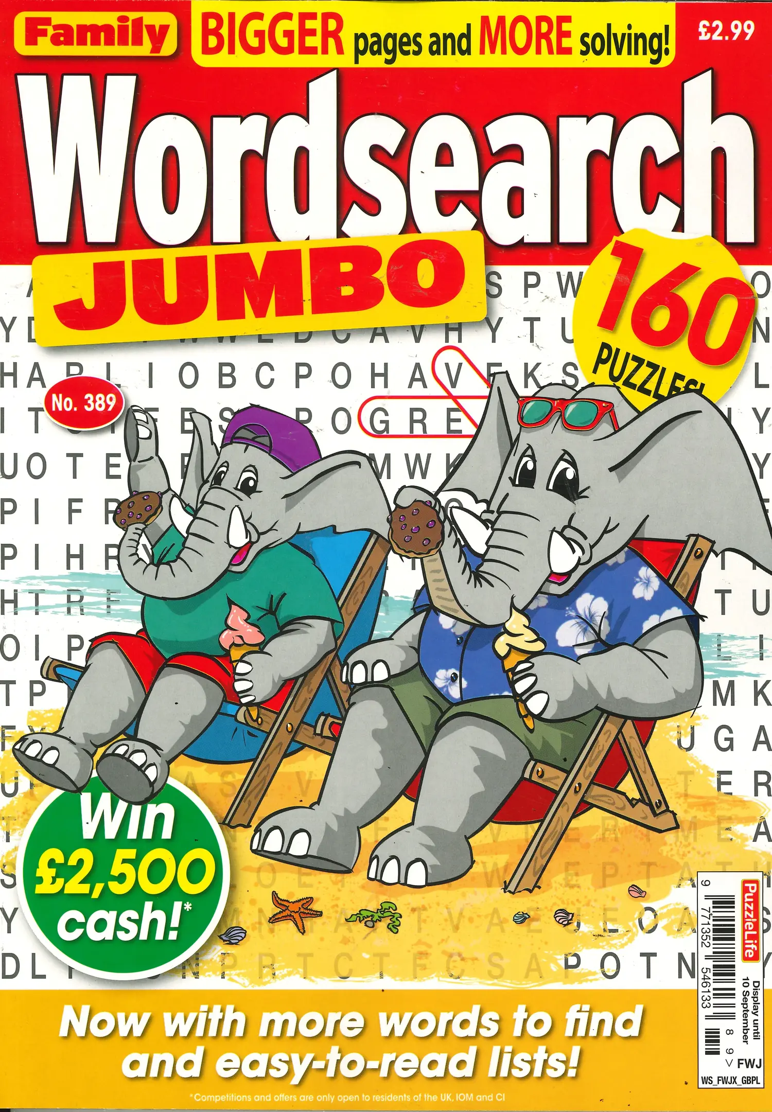 Family Wordsearch Jumbo - NO 389