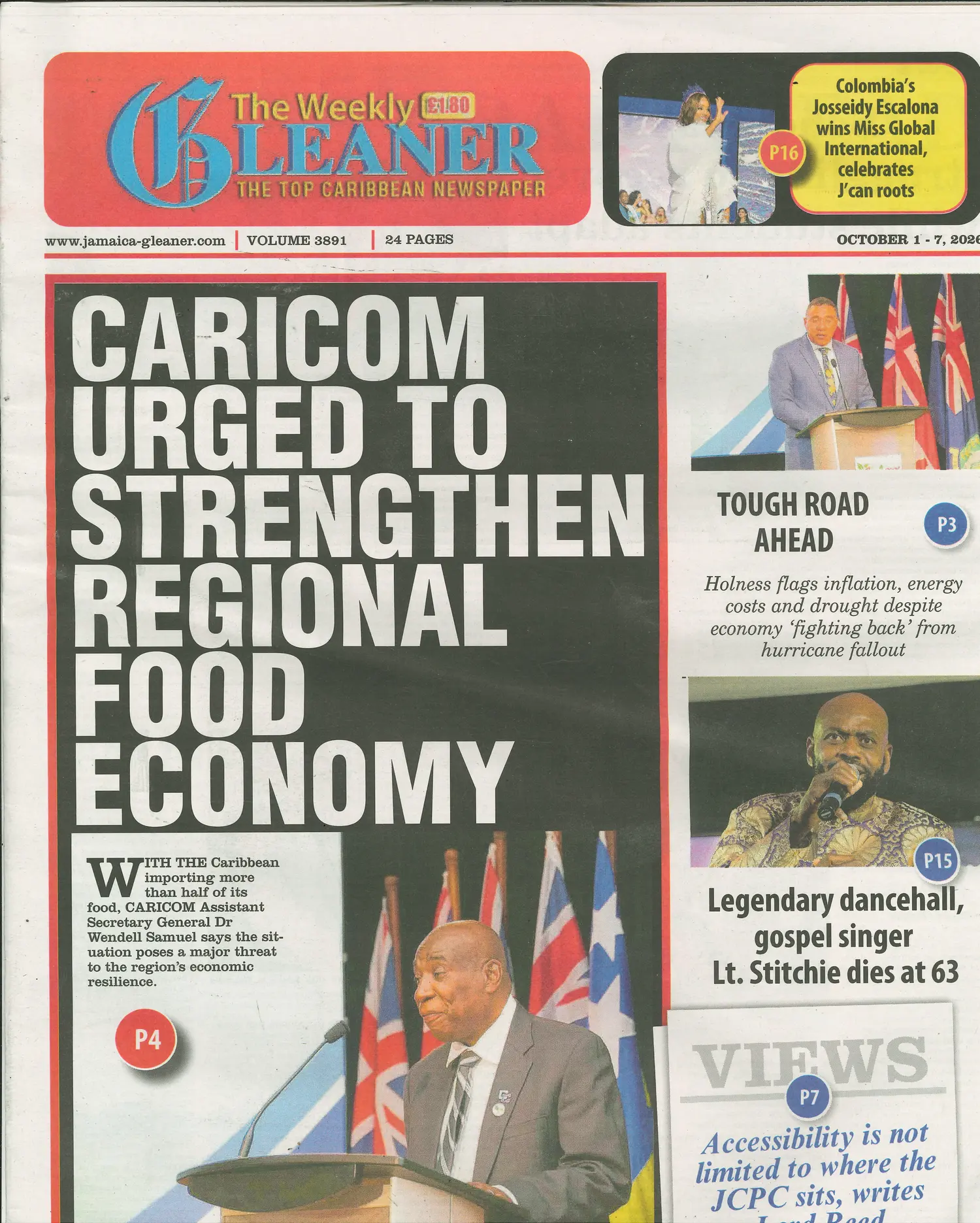 The Weekly Gleaner - 01/10/2026