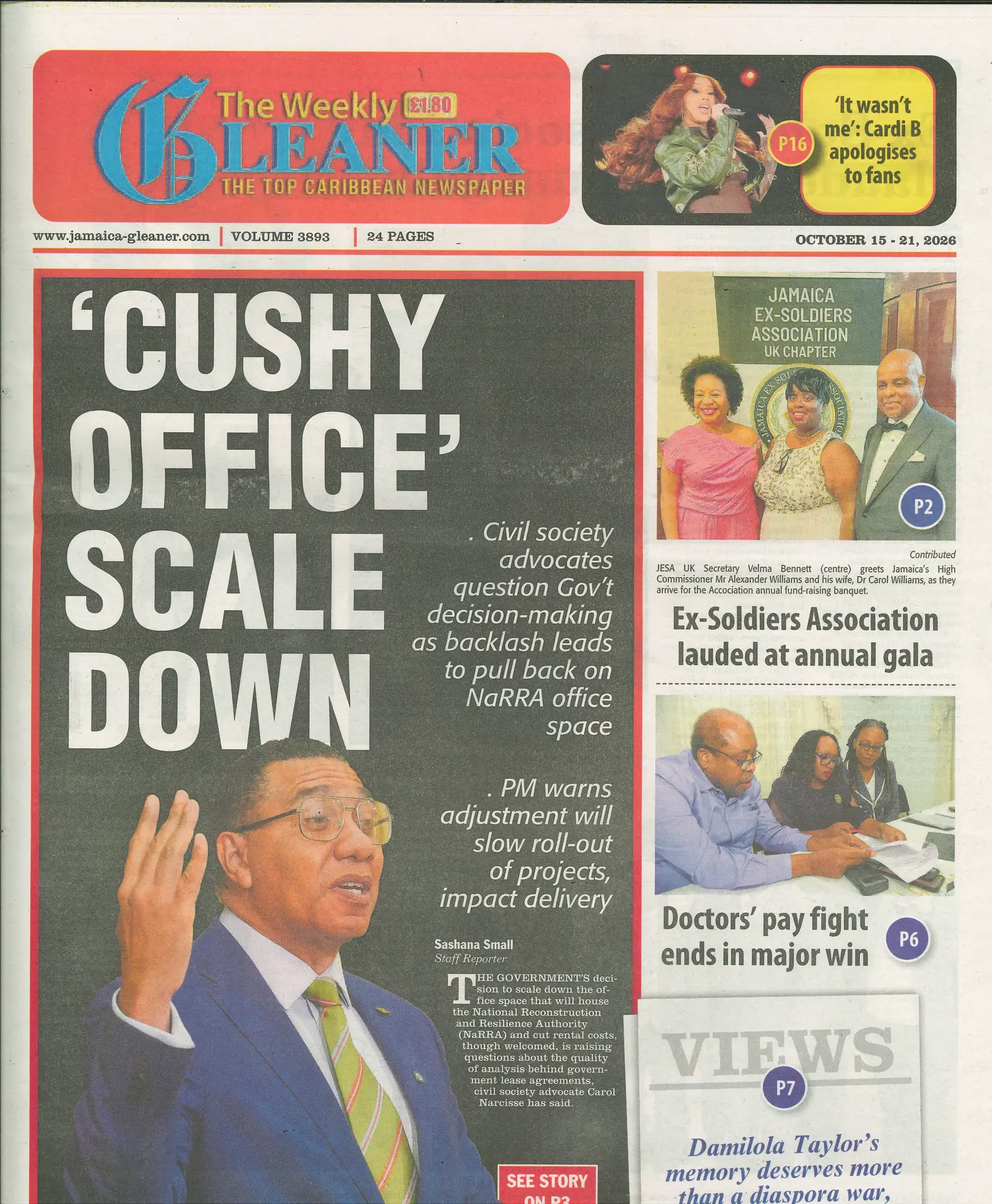 The Weekly Gleaner - 15/10/2026