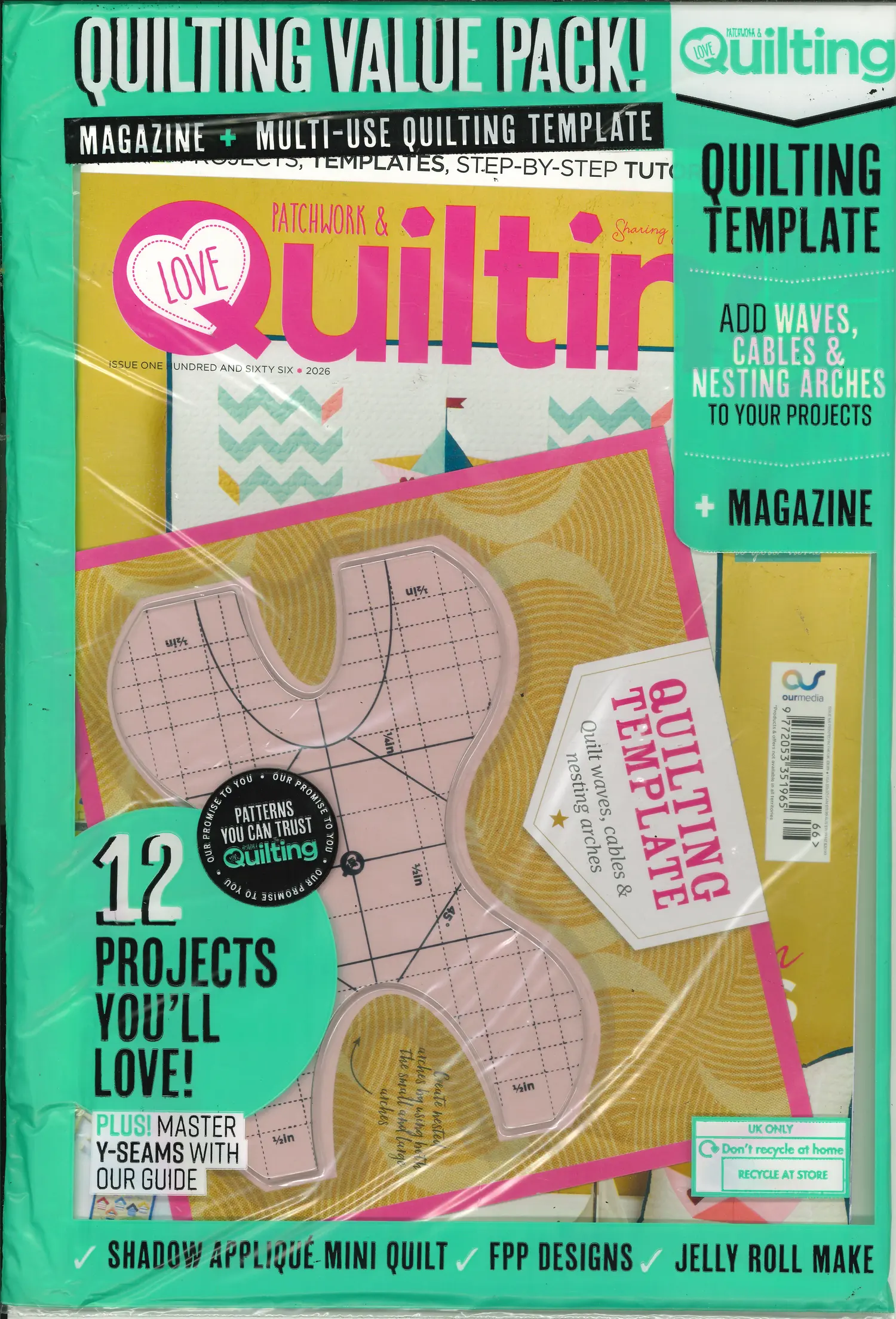 Love Patchwork & Quilting - NO 166