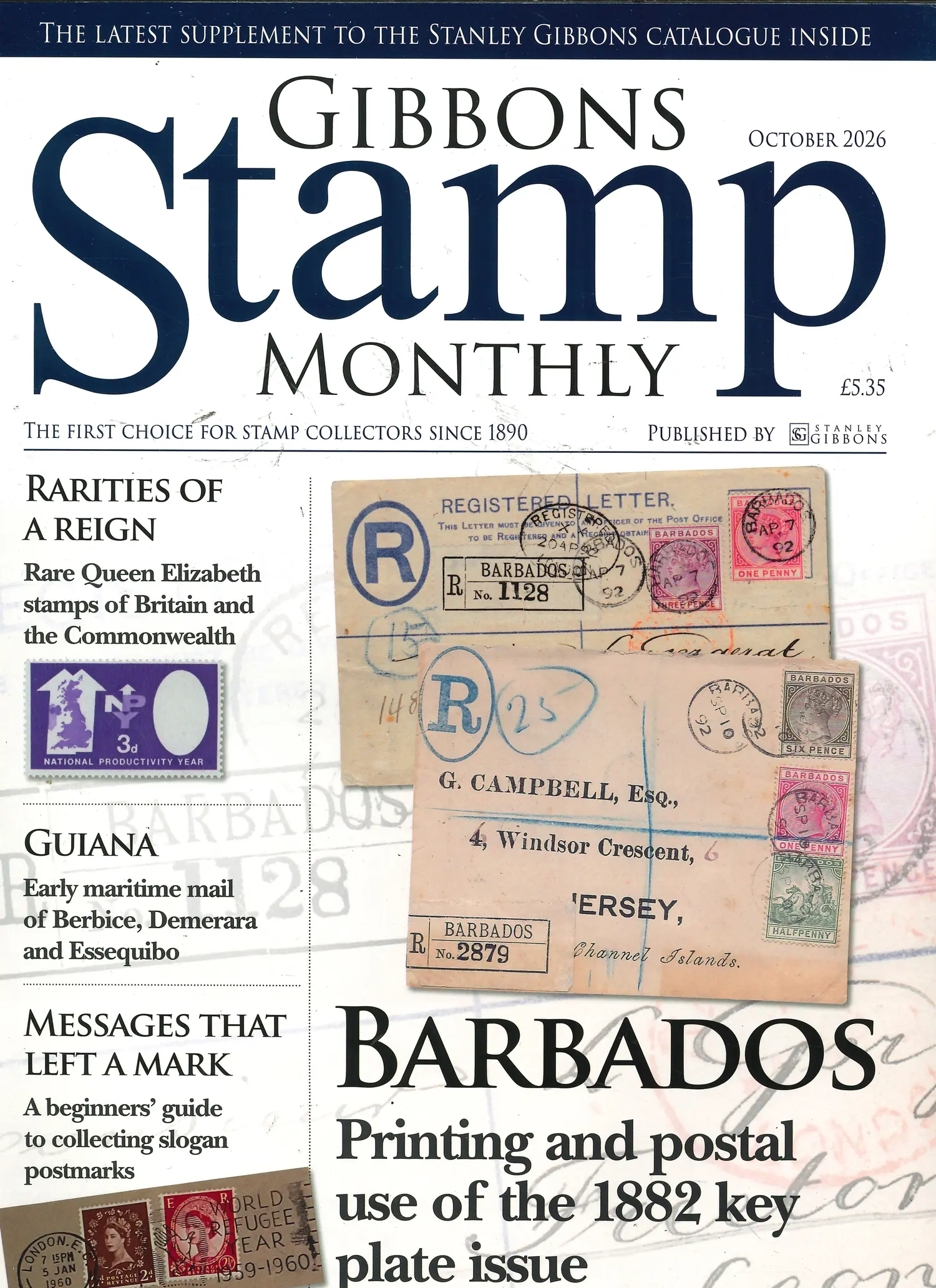 Gibbons Stamp Monthly - OCT 26