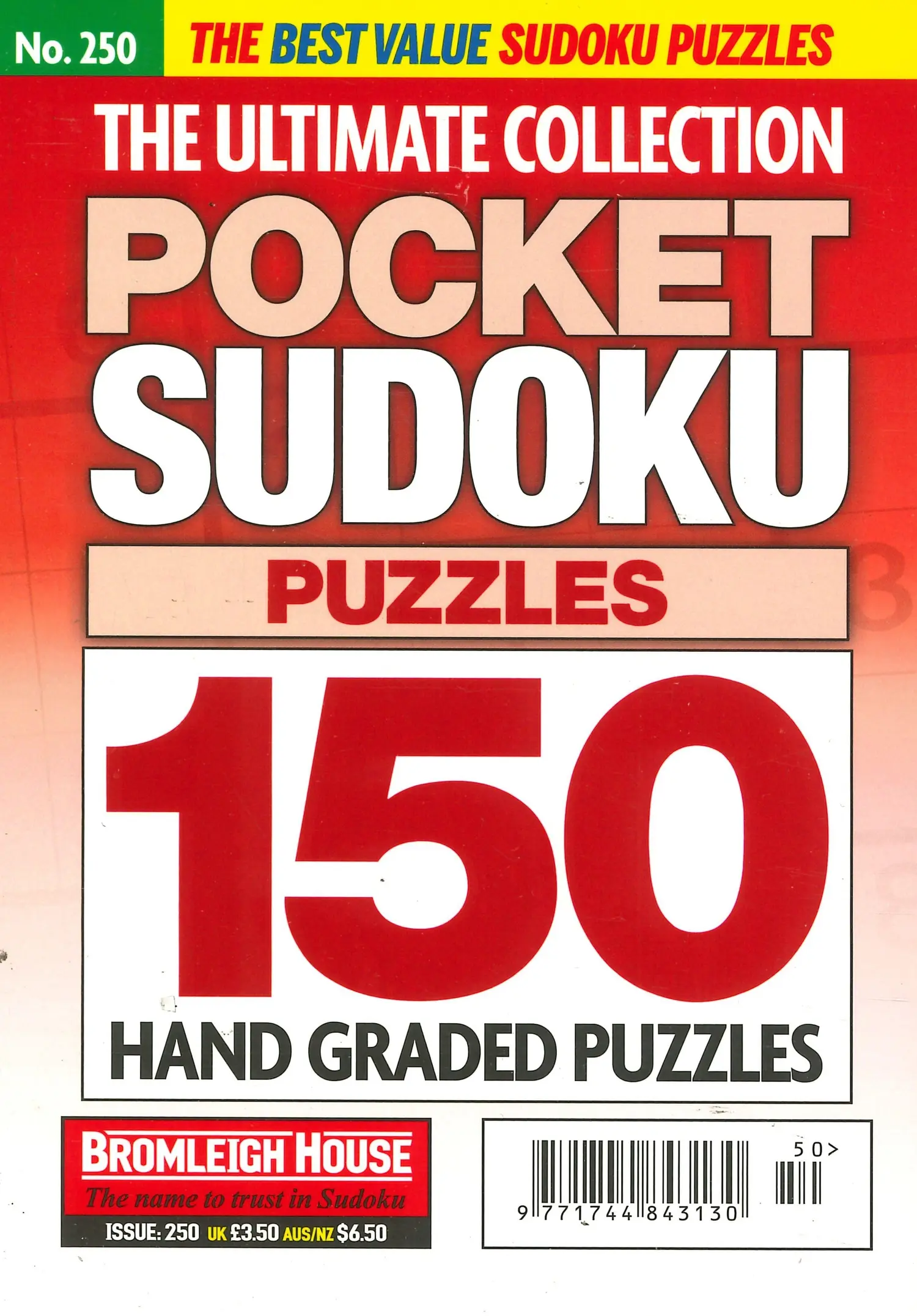 The Ultimate Collection Pocket Sudoku Puzzles - NO 250