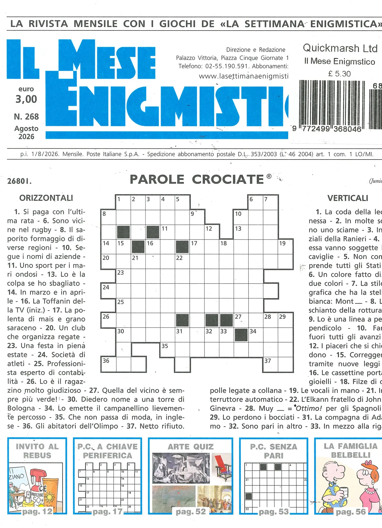 Il Mese Enigmistico - NO 268